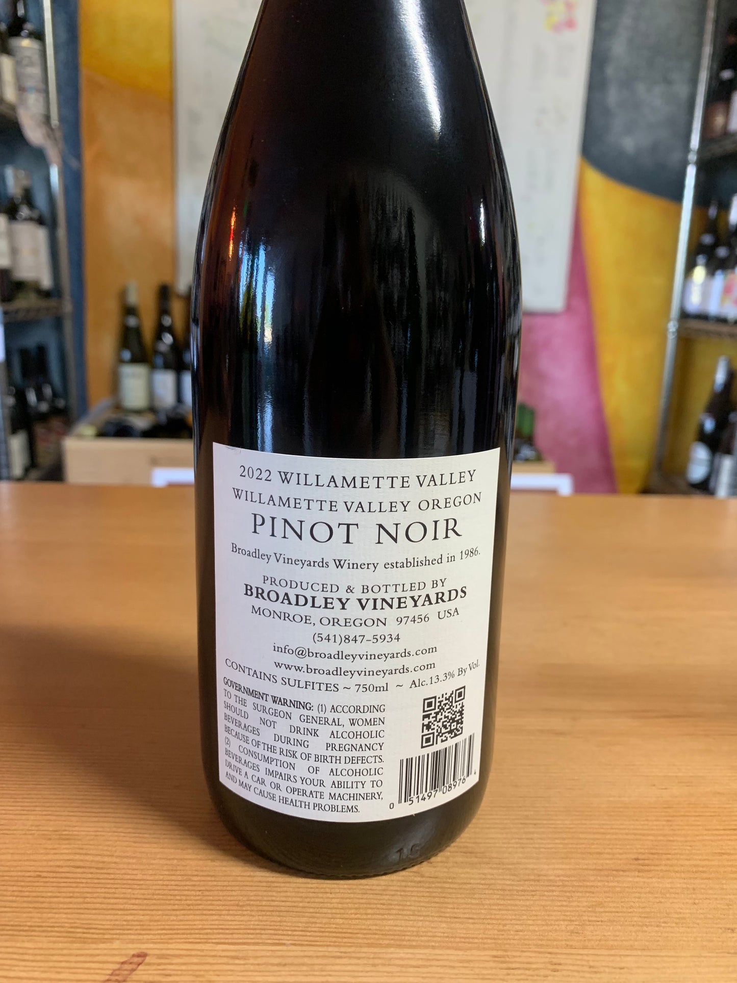 BROADLEY VINEYARDS 2023 Pinot Noir (Willamette Valley, OR)