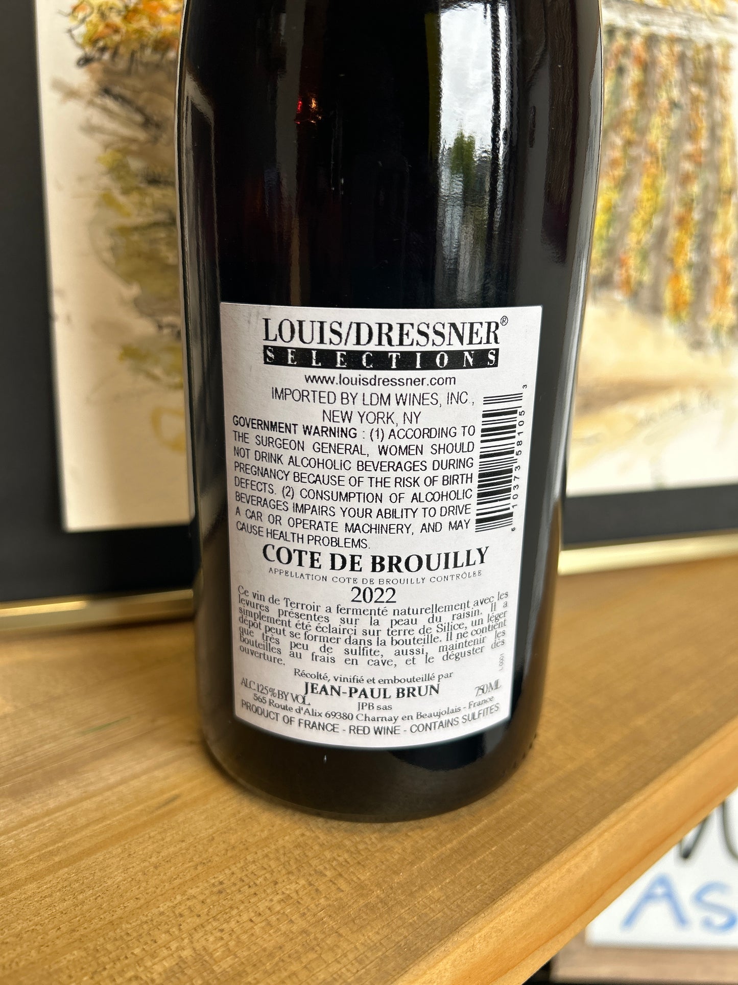 JEAN-PAUL BRUN 2022 Côte De Brouilly ‘Terres Dorèes’ (Beaujolais, France)