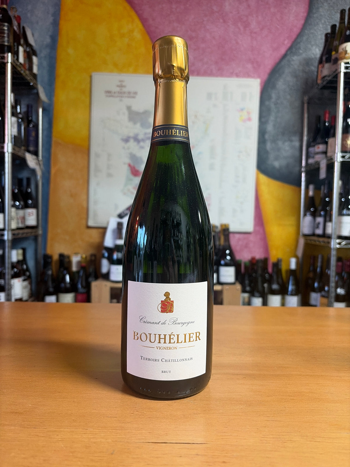 BOUHELIER NV Cremant de Bourgogne Brut 'Terroirs Chatillonnais' (Burgundy, France)