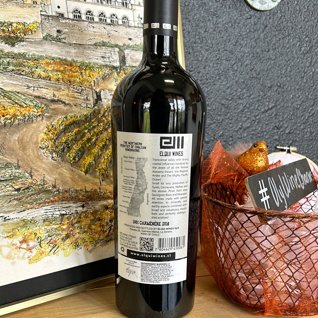 ELQUI WINES 2018 Carmènère ‘Limited Edition’ (Chile)