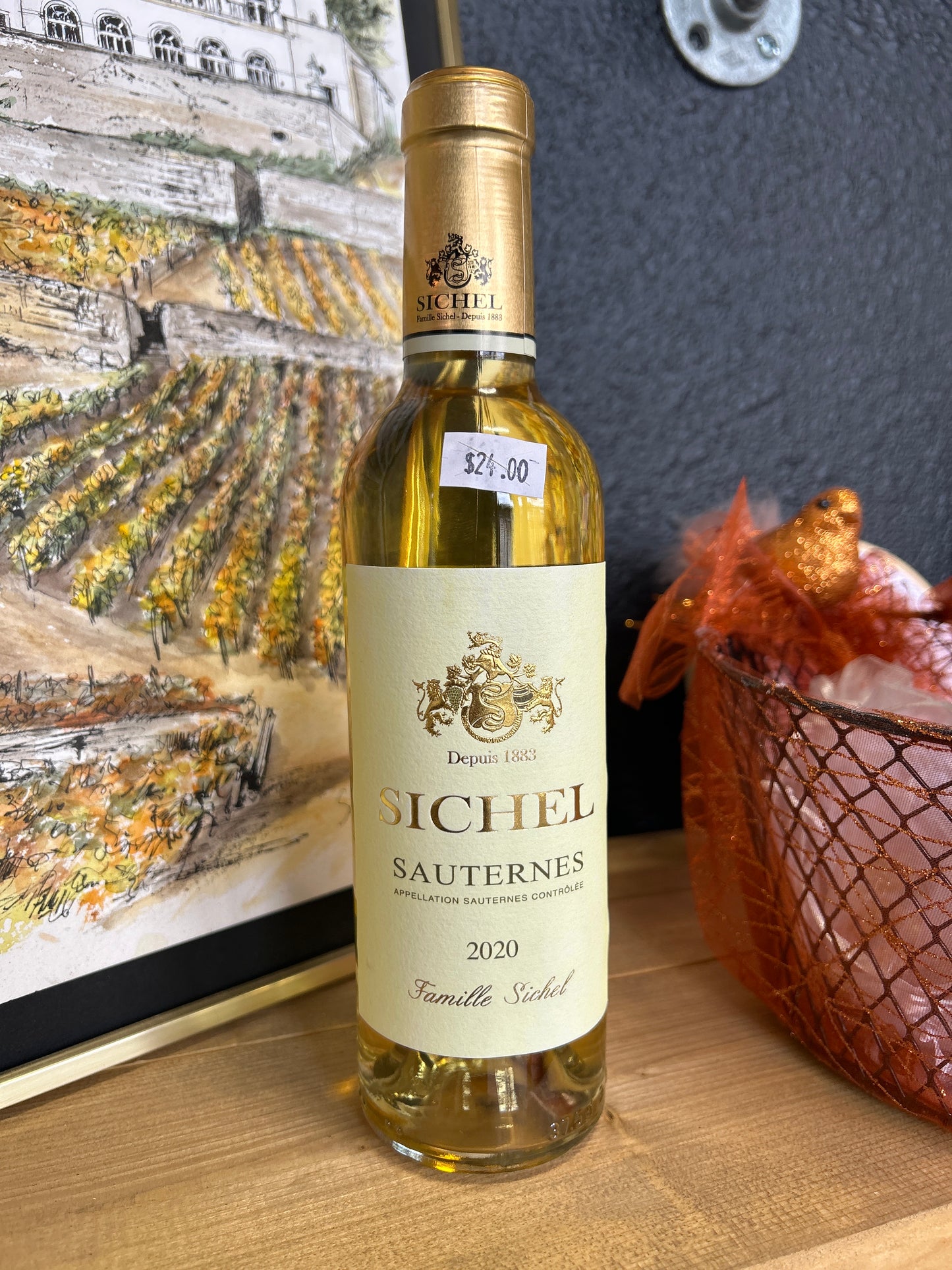 SICHEL 2020 Sauternes 375ml (Bordeaux, France)