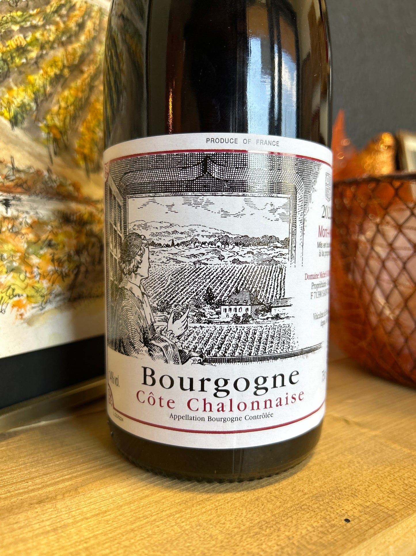 MICHEL GOUBARD 2022 Bourgogne Rouge 'Mont-Avril' (Cote Chalonnaise, Burgundy, France)