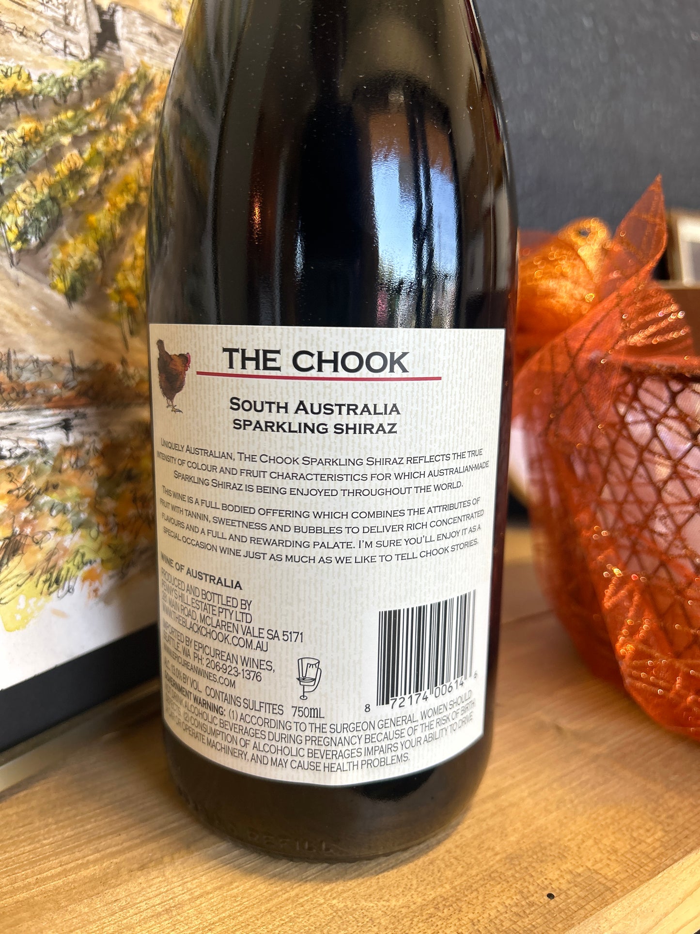 THE CHOOK NV ‘Sparkling Shiraz’ (Australia)