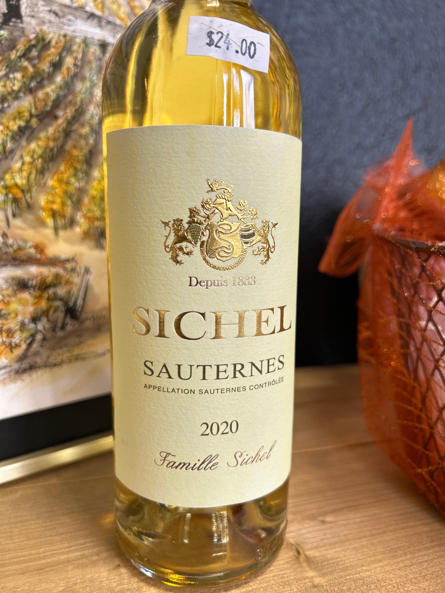 SICHEL 2020 Sauternes 375ml (Bordeaux, France)