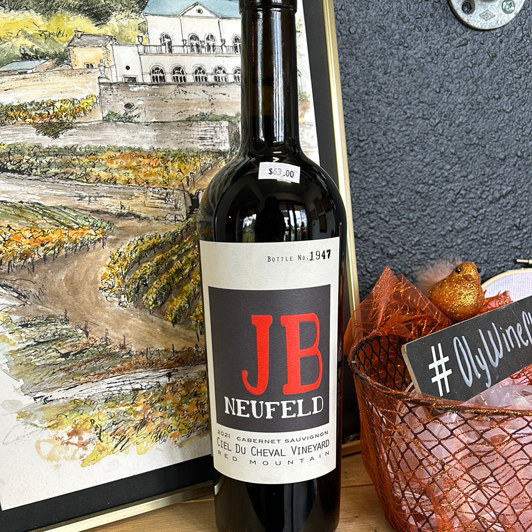 JB NEUFELD 2021 Cabernet Sauvignon ‘Ciel Du Cheval’ (Red Mountain, WA)