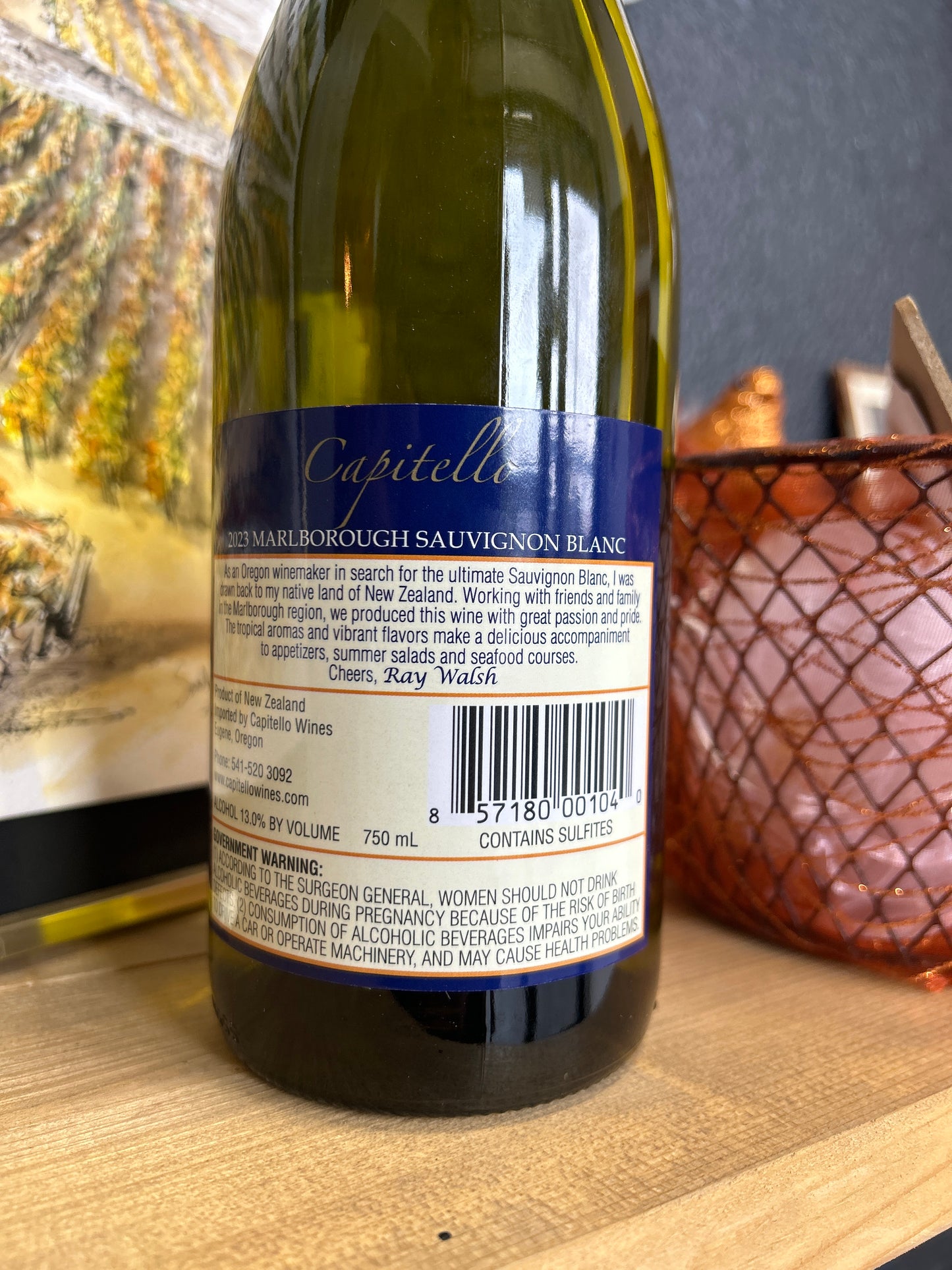 CAPITELLO 2023 Sauvignon Blanc (Marlborough, NZ)