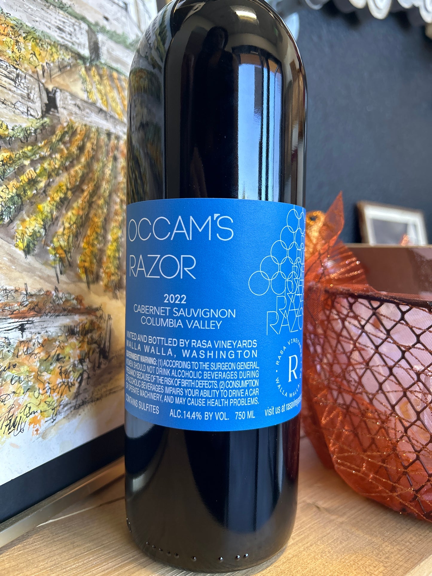 RASA VINEYARDS 2022 ‘Occam’s Razor’ Cabernet Sauvignon (Columbia Valley, WA)