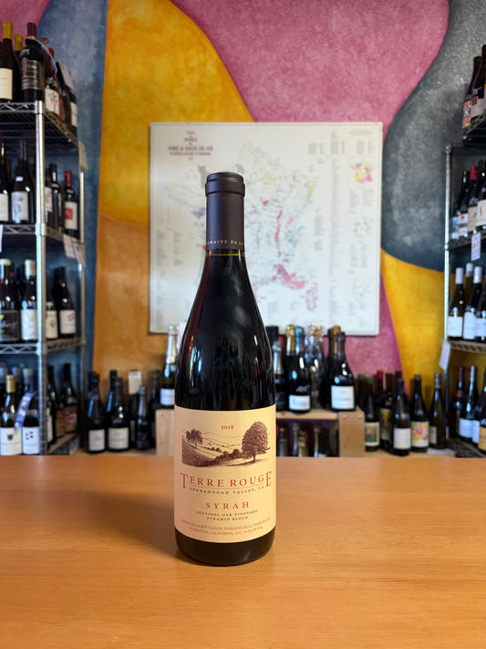 TERRE ROUGE 2016 Sentinel Oak Vineyard Syrah (Shenandoah Valley, CA)