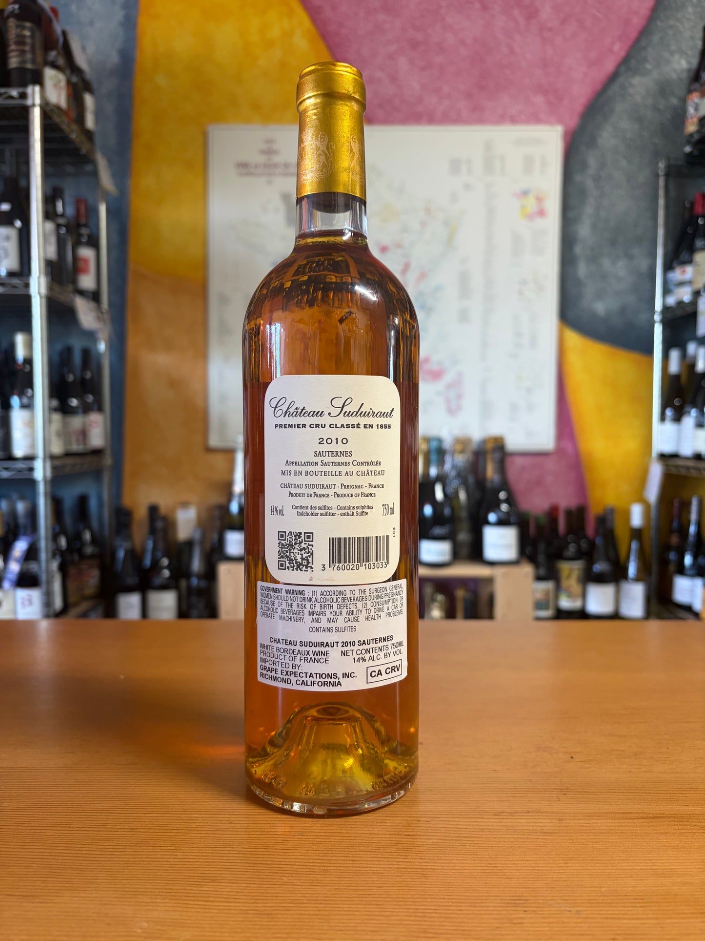 CHATEAU SUDUIRAUT 2010 Premier Cru Classe Sauternes (Bordeaux, FR)