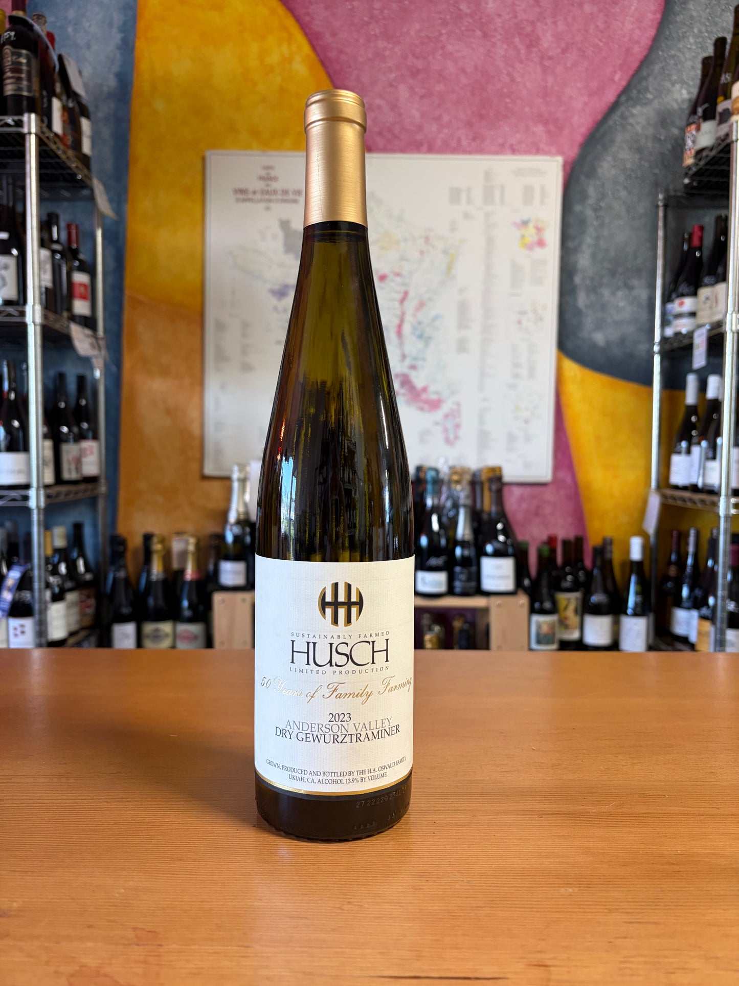 HUSCH 2023 Anderson Valley Dry Gewurztraminer (Mendocino County, CA)