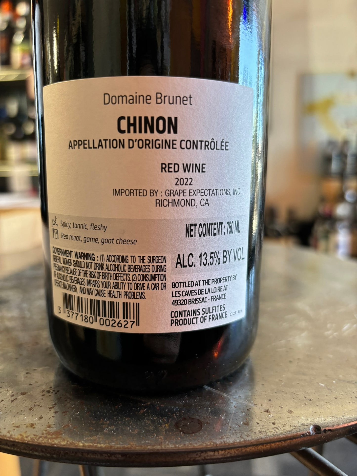 DOMAINE BRUNET 2022 Tradition Chinon (Loire, France)