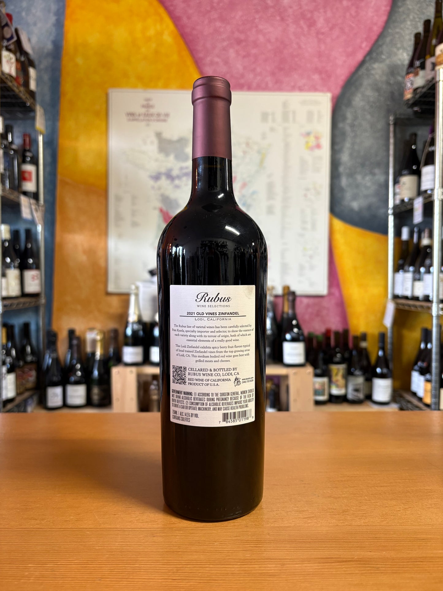 RUBUS 2021 Old Vine Zinfandel (Lodi, California)
