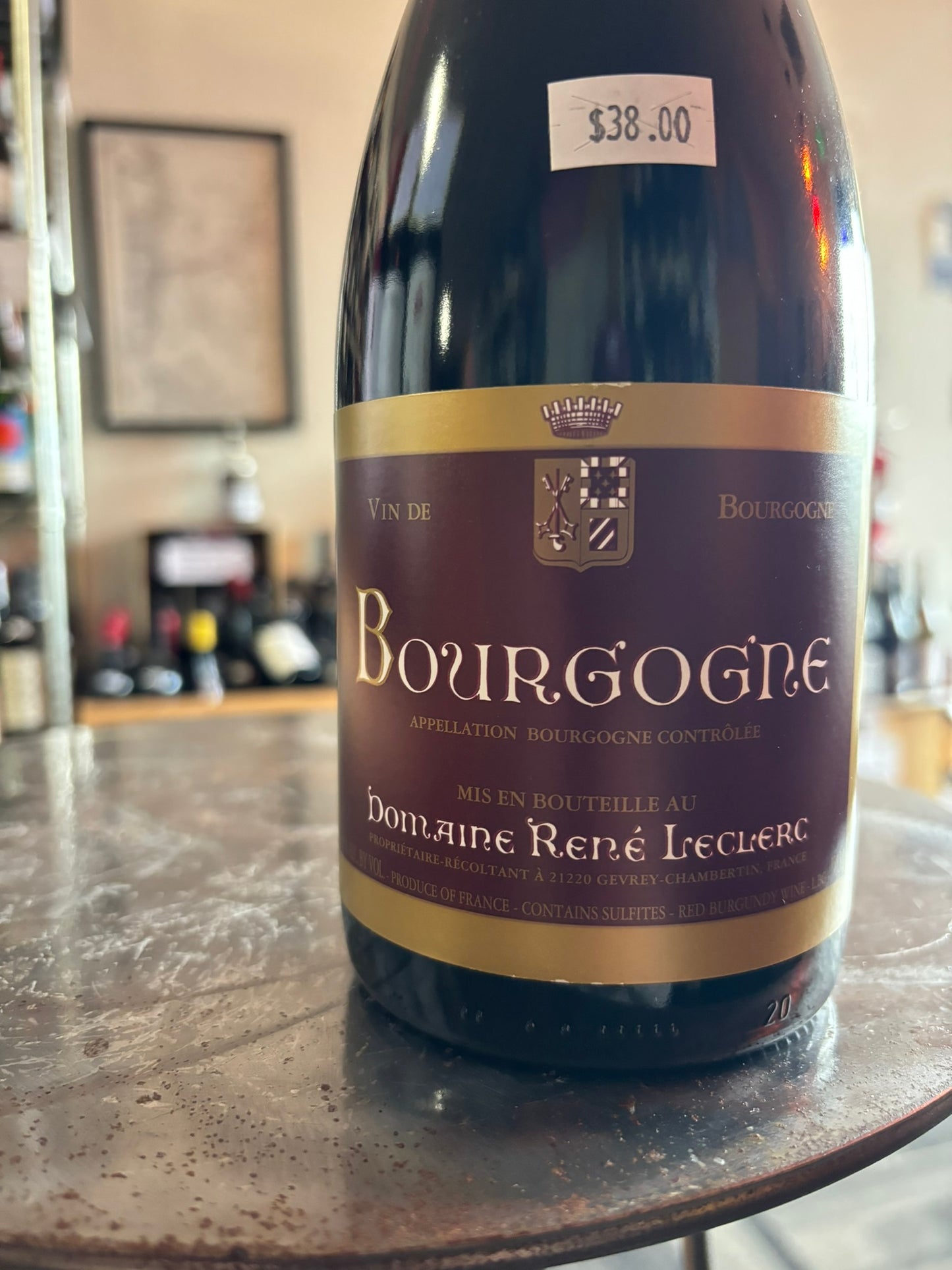 DOMAINE RENE LECLERC 2021 Pinot Noir (Bourgogne Rogue, France)