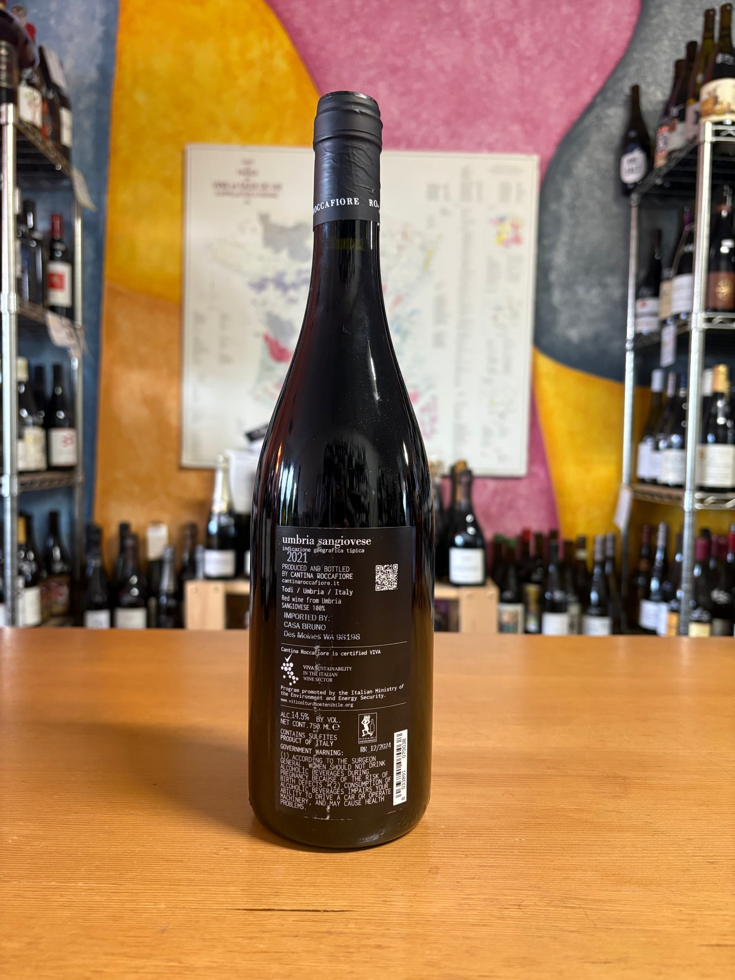 ROCCAFIORE 2021 Sangiovese 'Il Roccafiore' (Umbria, Italy)