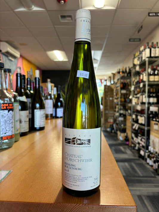 CHATEAU D'ORSCHWIHR 2018 Riesling 'Bollenberg' (Alsace, France)