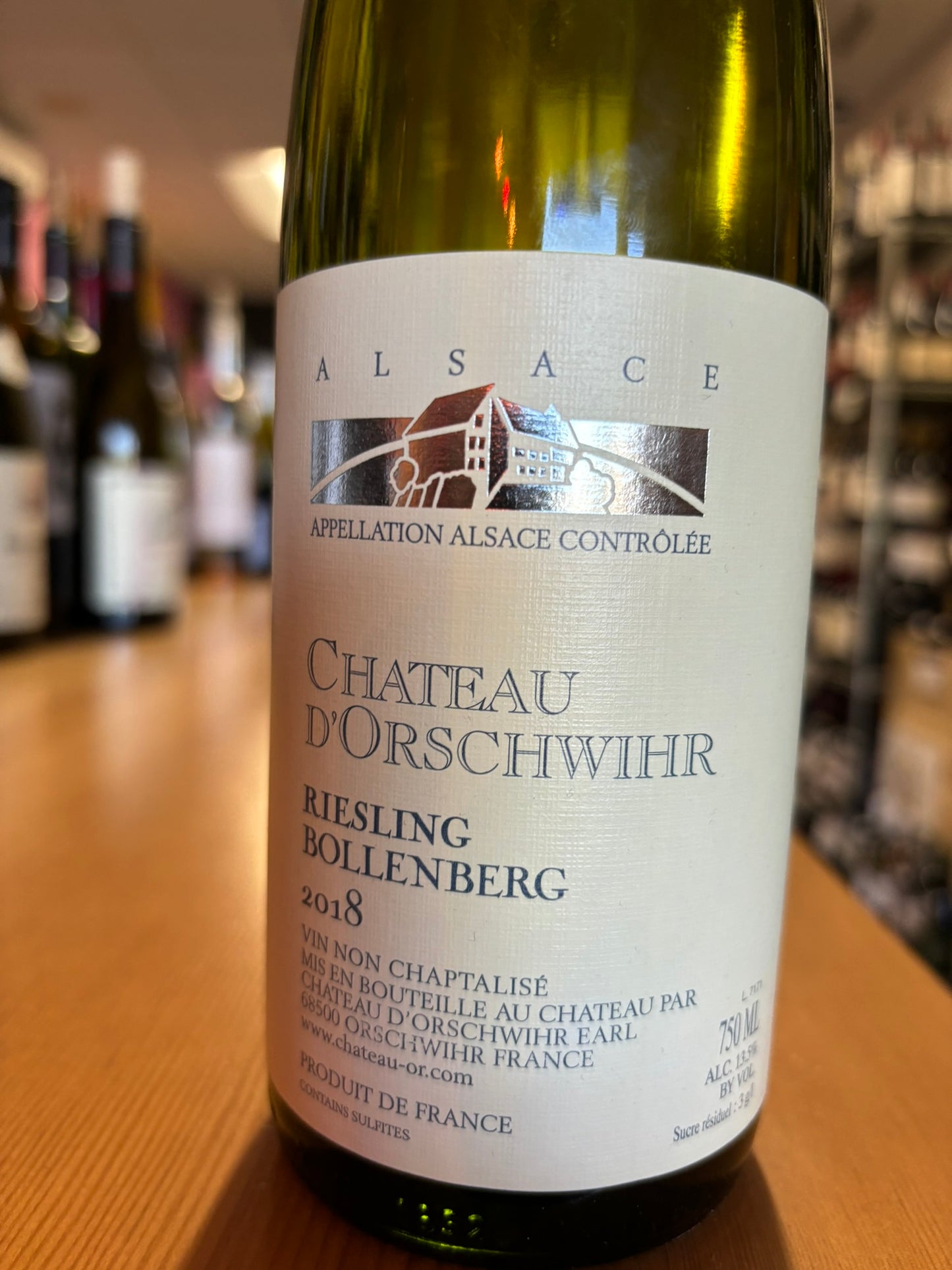 CHATEAU D'ORSCHWIHR 2018 Riesling 'Bollenberg' (Alsace, France)