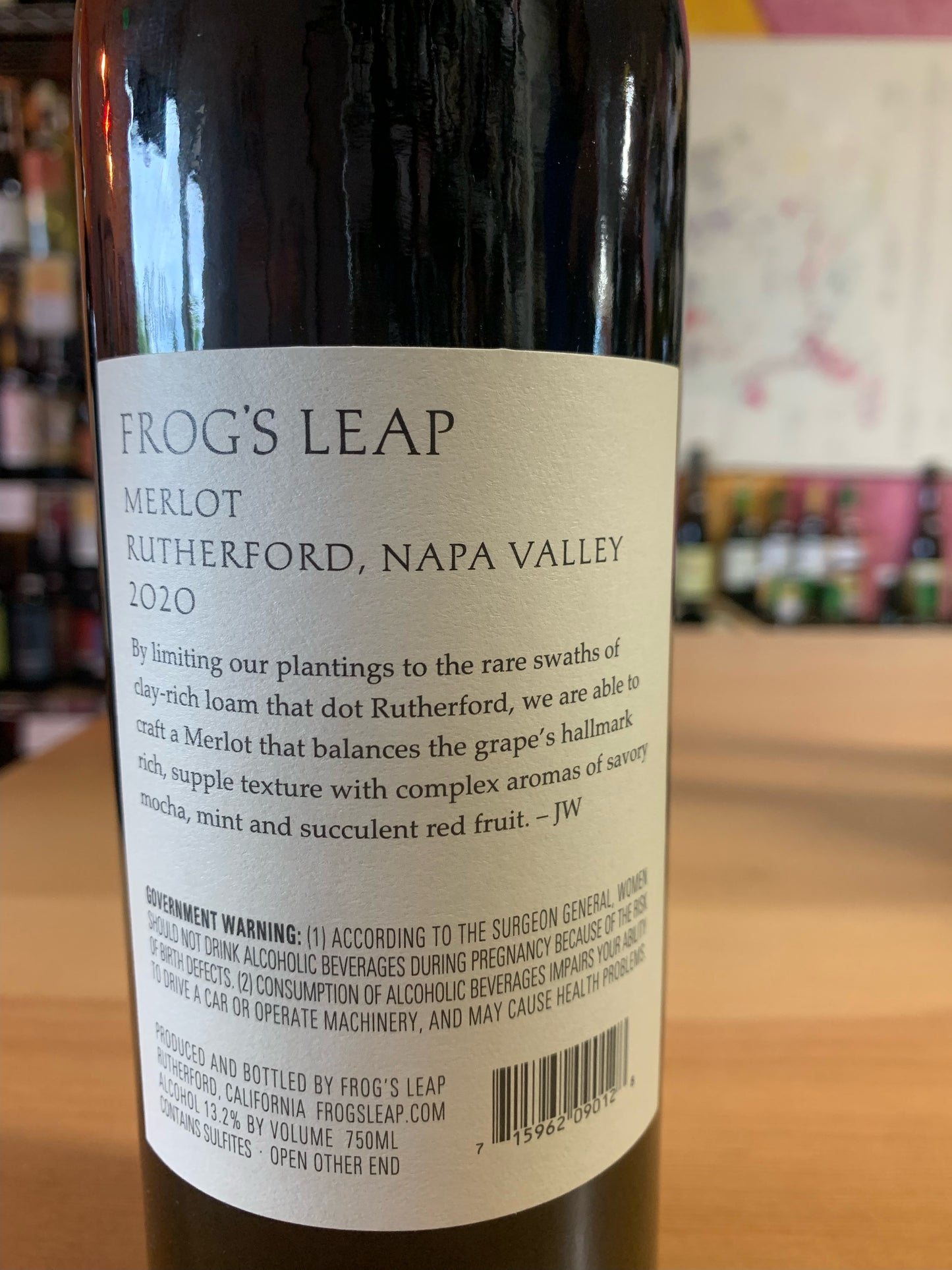 FROG'S LEAP 2020 Merlot 'Rutherford' (Napa Valley, California)