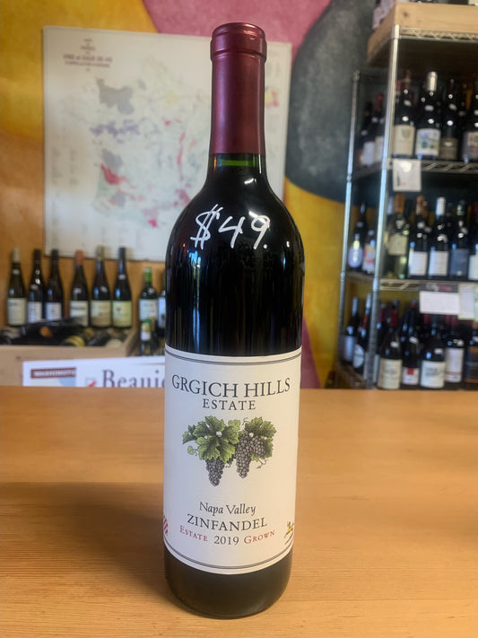 GRGICH HILLS 2019 Zinfandel 'Estate' (Napa Valley, CA)