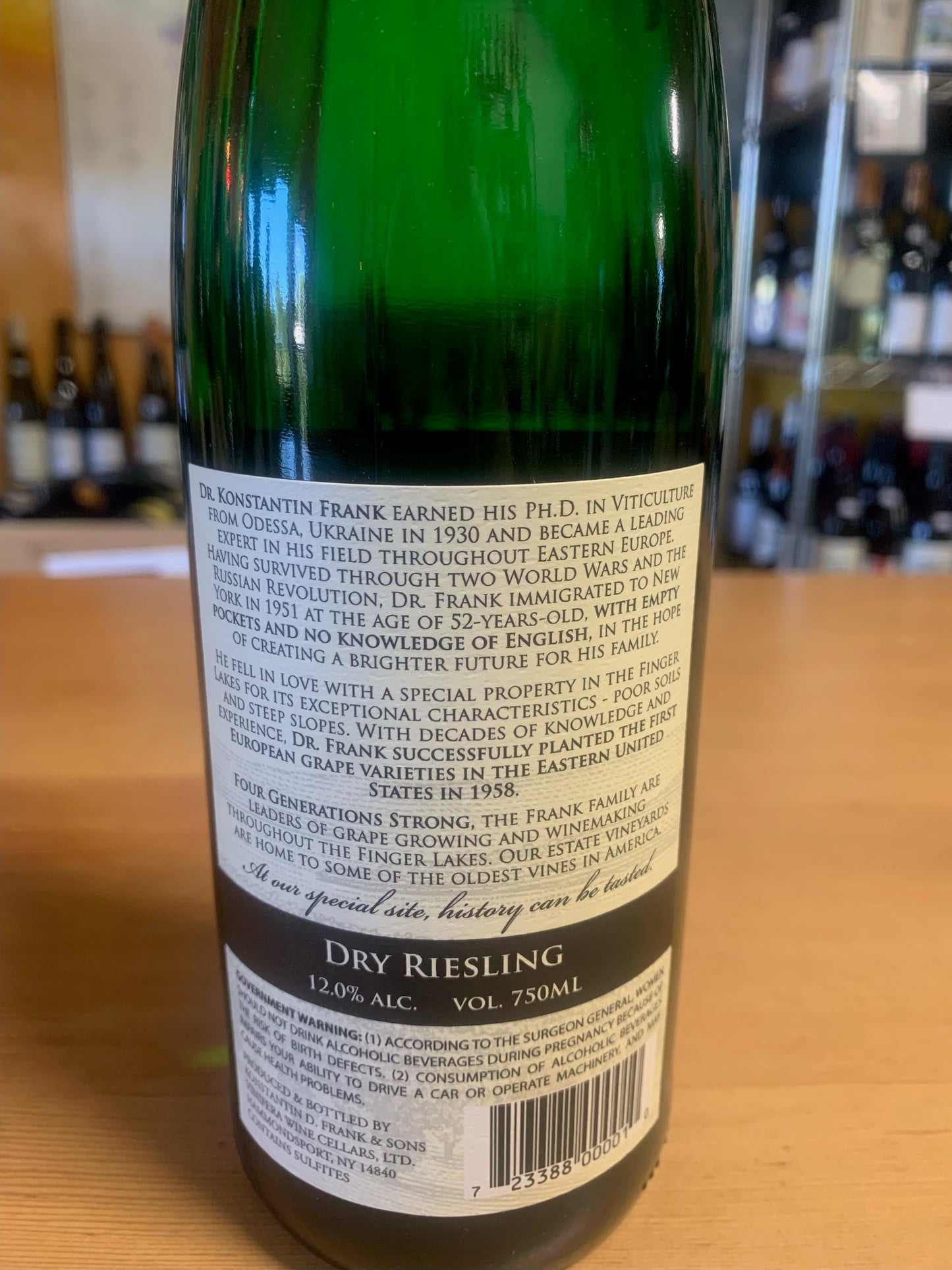 DR. KONSTANTIN FRANK 2022 Dry Riesling (Finger Lakes, NY)