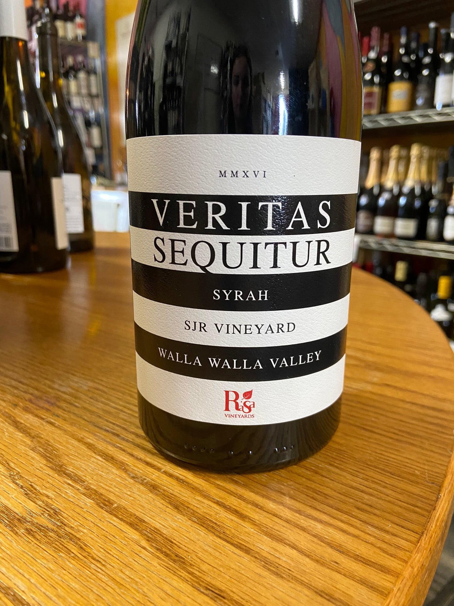 RASA VINEYARDS 2016 Syrah 'Veritas Sequitur' 'SJR Vyd' (Walla Walla, WA)