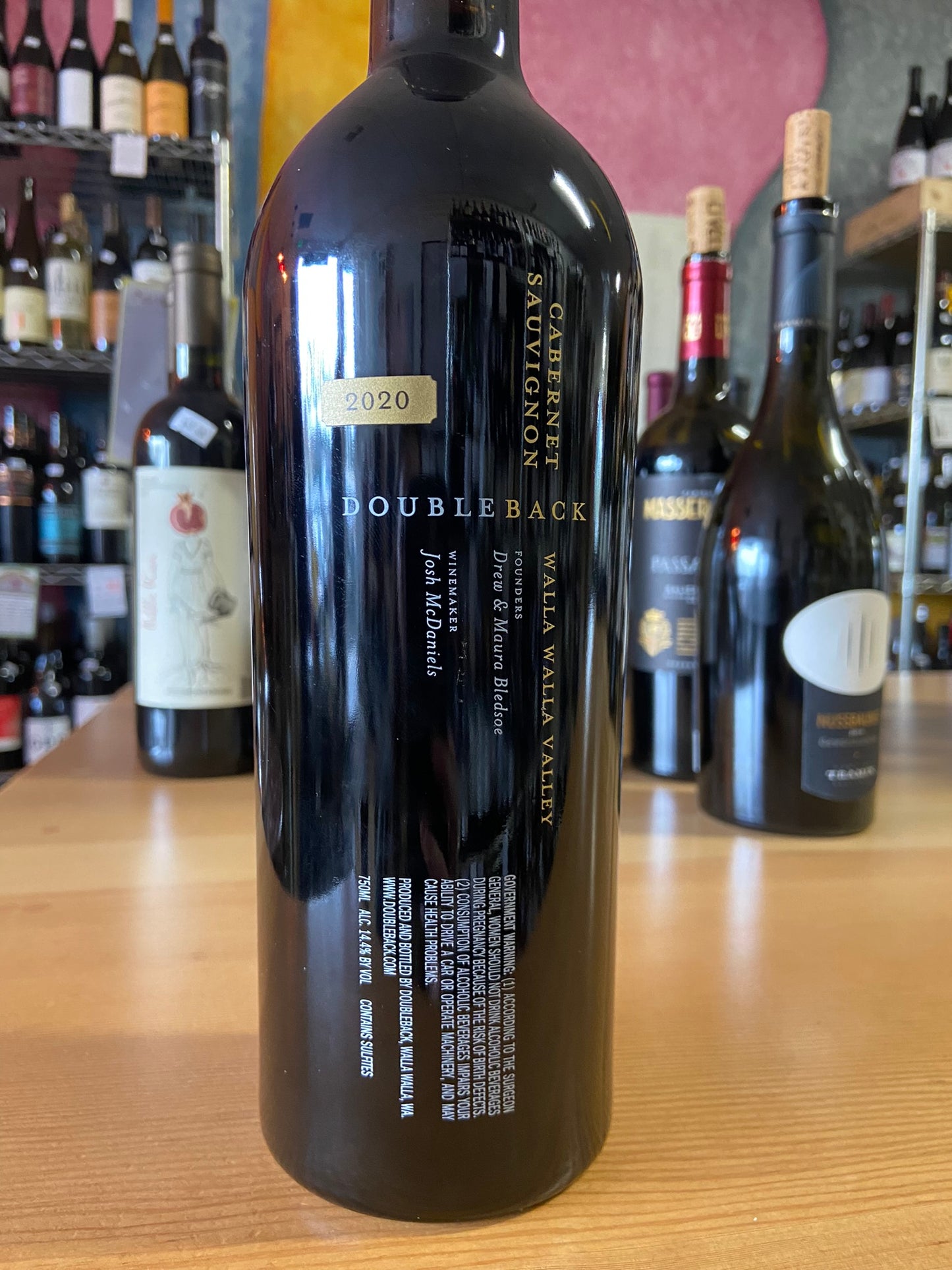 DOUBLEBACK 2020 Cabernet Sauvignon (Walla Walla, WA)