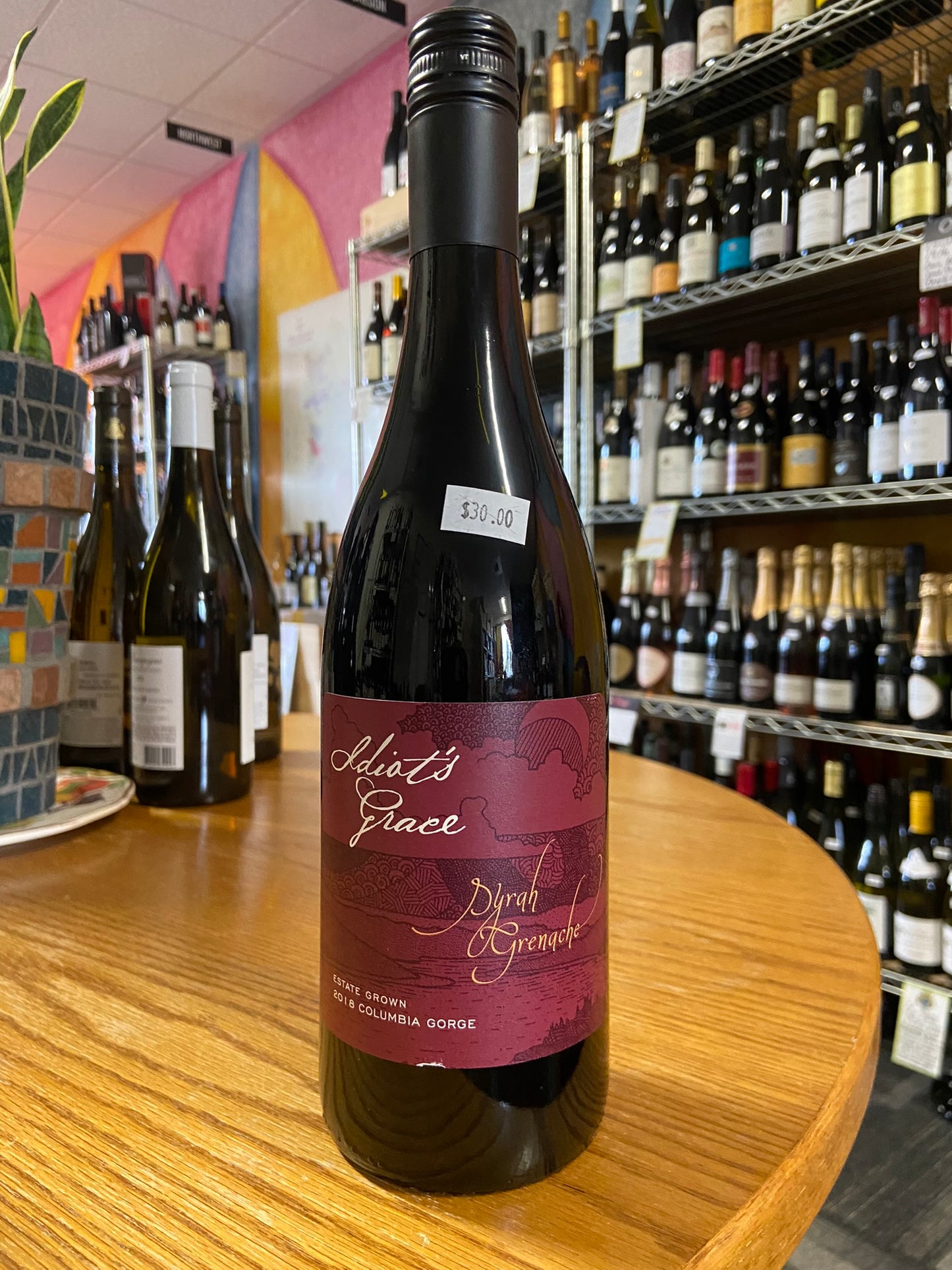 IDIOT'S GRACE 2018 Syrah Grenache (Columbia Gorge, WA)