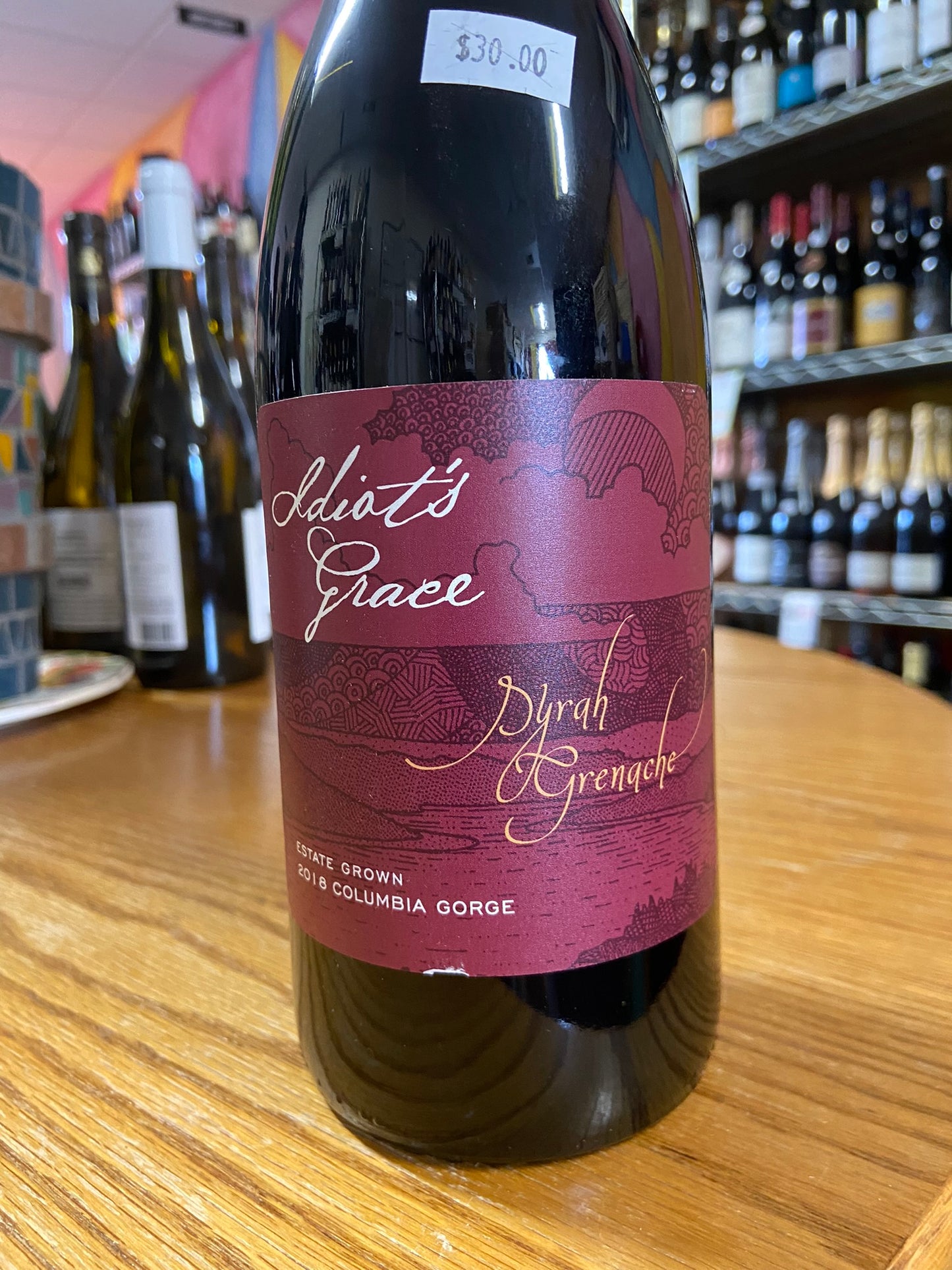 IDIOT'S GRACE 2018 Syrah Grenache (Columbia Gorge, WA)