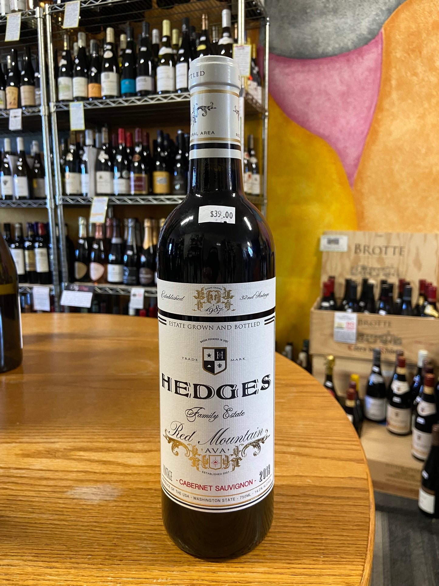 HEDGES FAMILY ESTATE 2019 Estate Red Wine 'Red Mountain' (Red Mountain, WA)