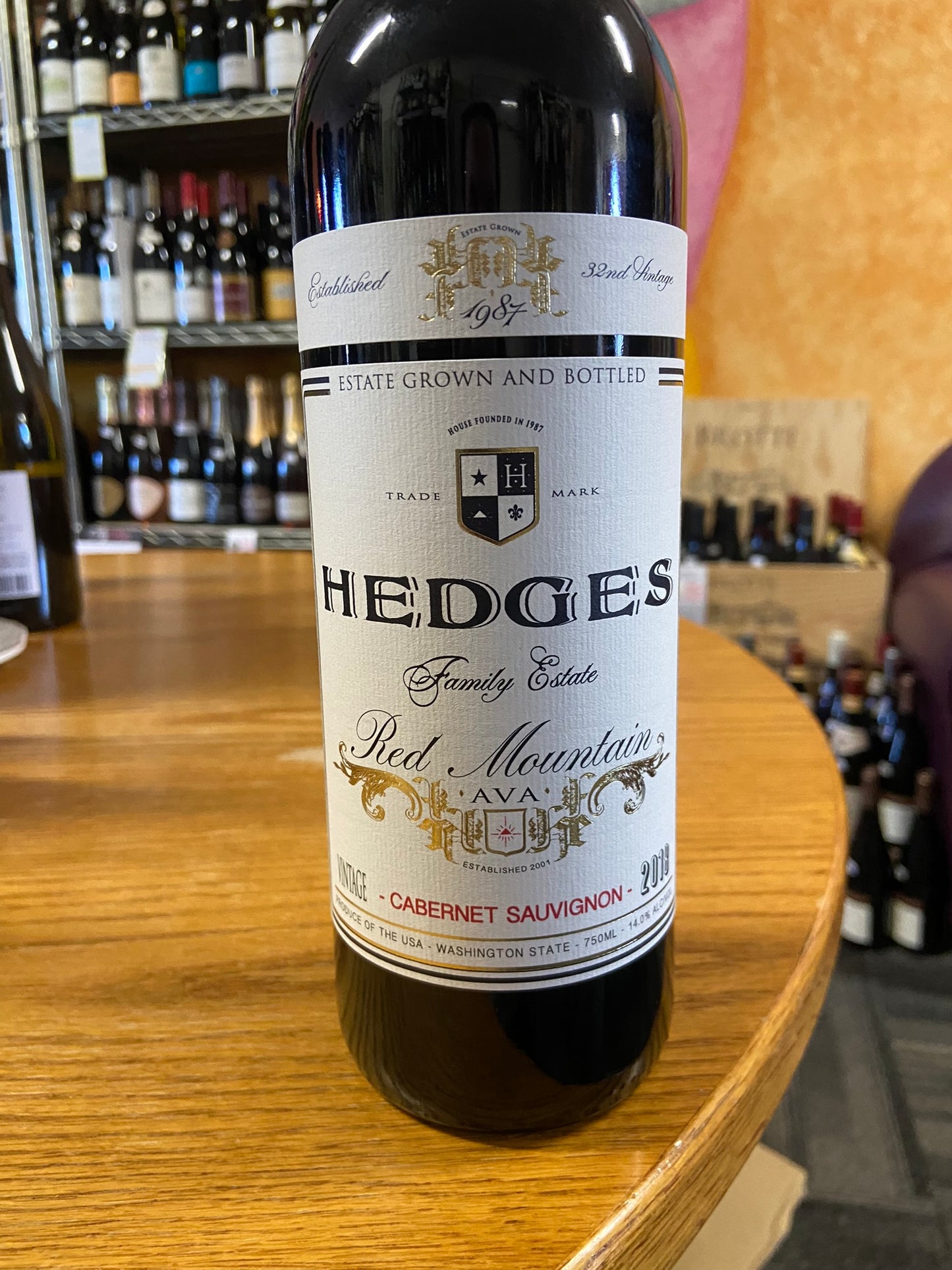 HEDGES FAMILY ESTATE 2019 Estate Red Wine 'Red Mountain' (Red Mountain, WA)