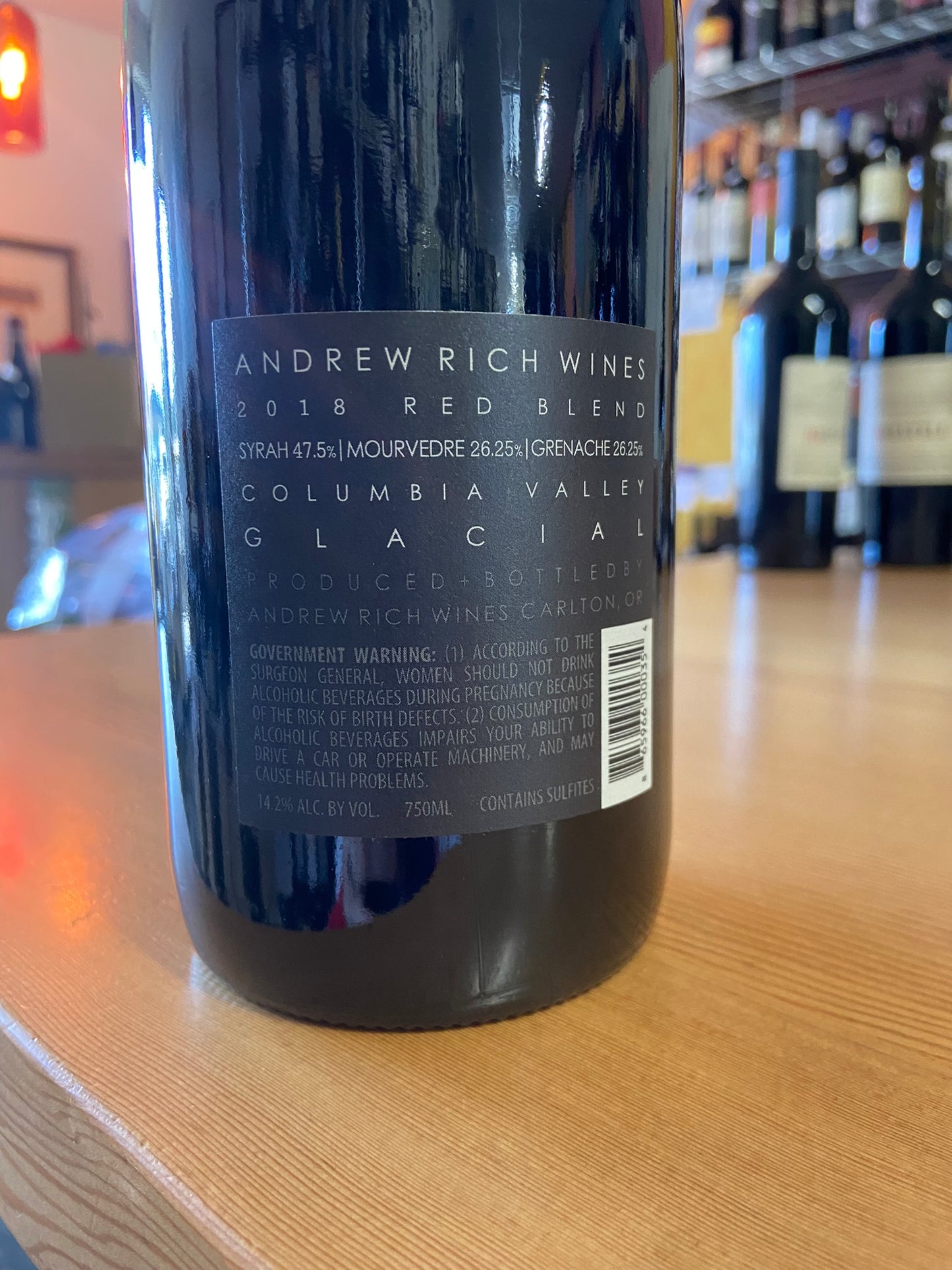 ANDREW RICH 2018 Red Blend 'Glacial' (Columbia Valley, WA)