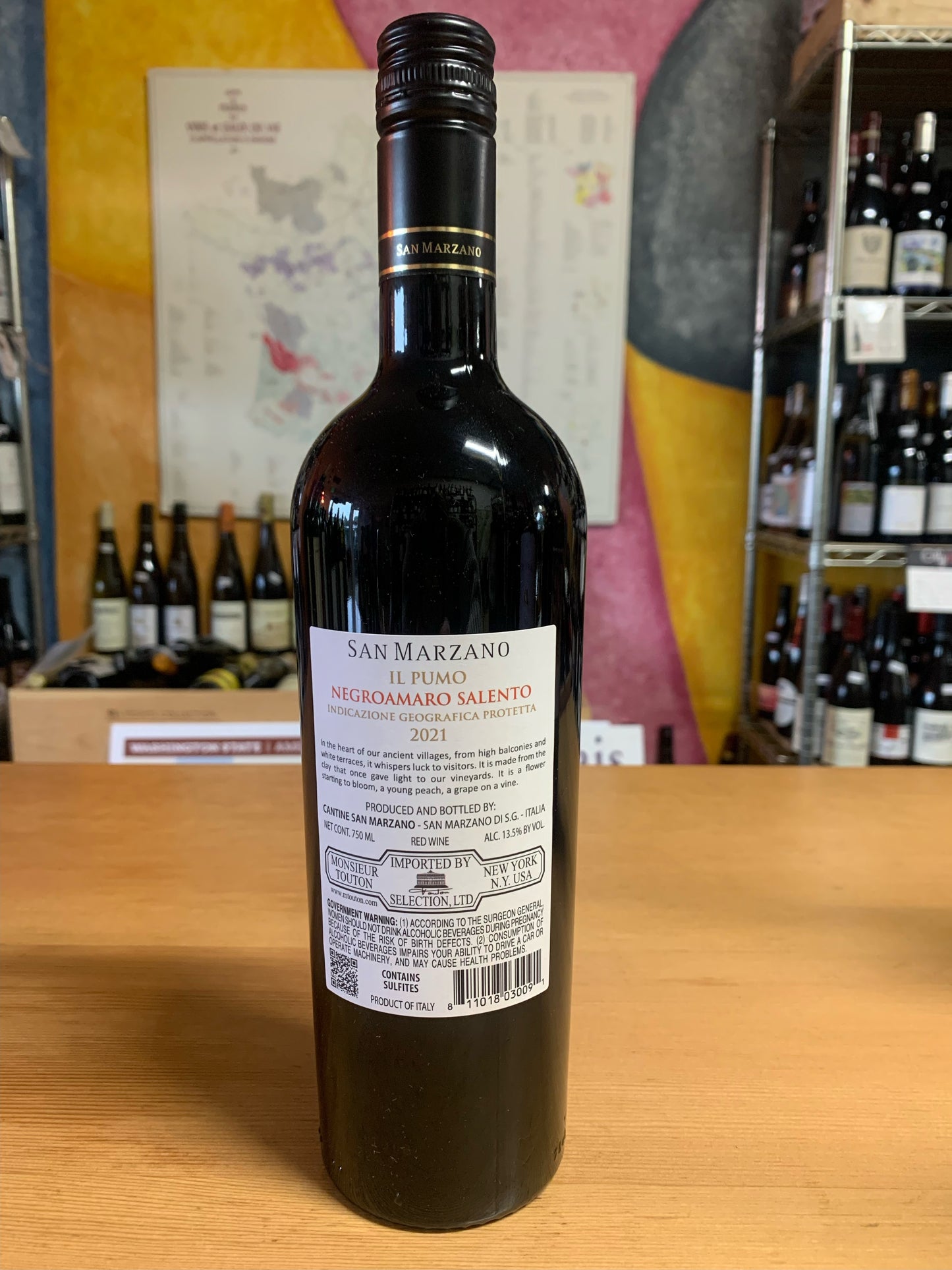 SAN MARZANO 2021 Negroamaro Salento 'Il Pumo' (Puglia, IT)