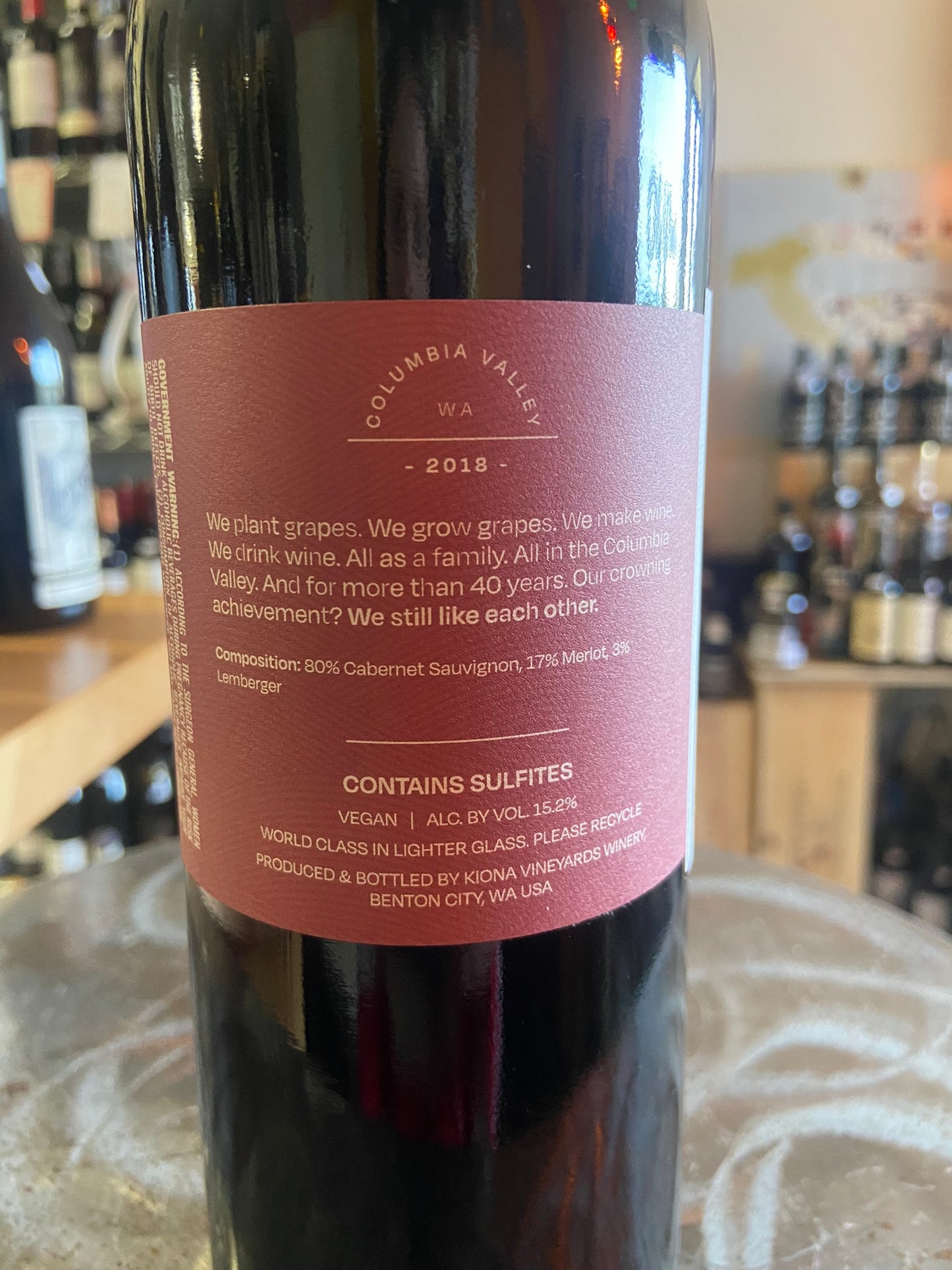 KIONA 2019 Red Blend 'Estates Cuvée' (Columbia Valley, WA)