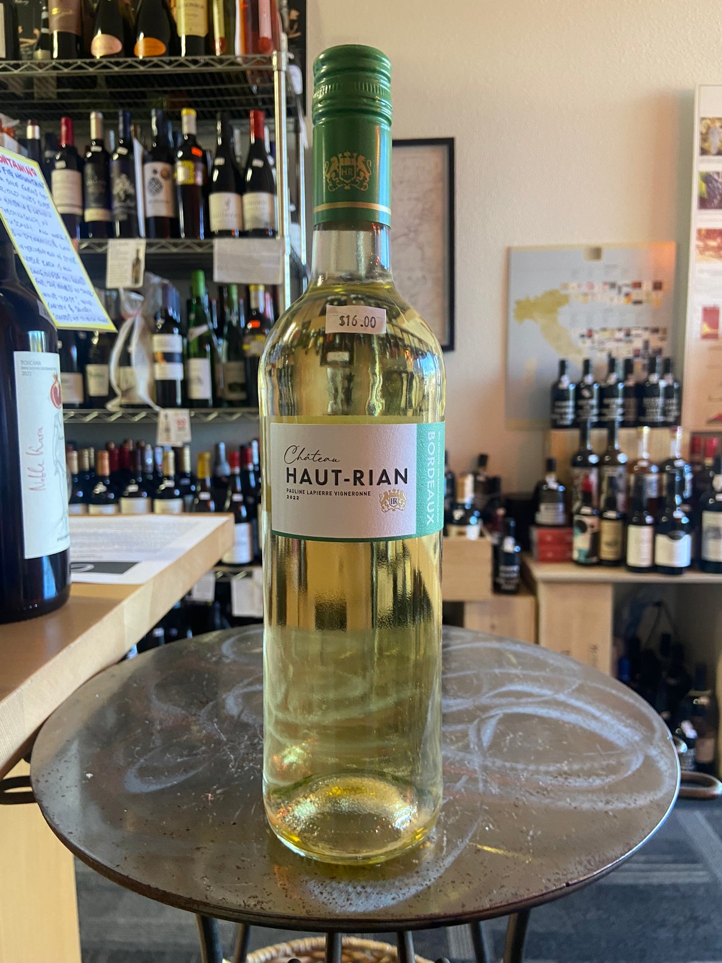 CHATEAU HAUT-RIAN 2022 Bordeaux Blanc (Bordeaux, France)