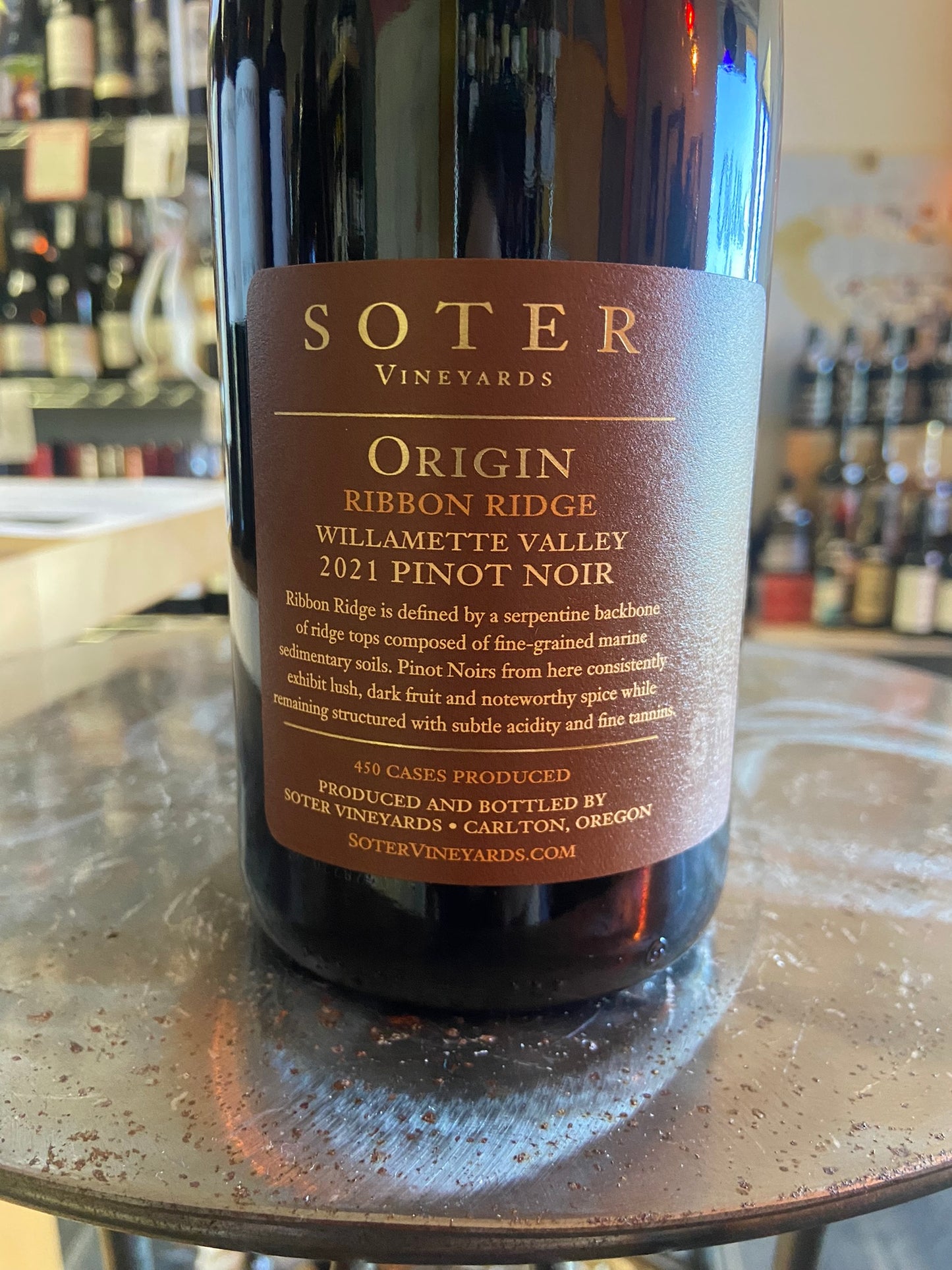 SOTER VINEYARDS 2021 Pinot Noir (Willametter Valley, OR)