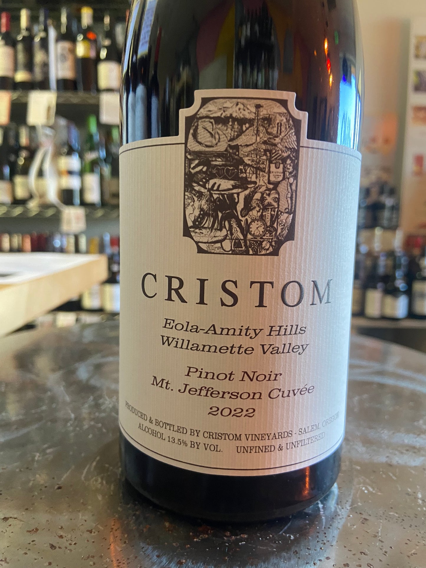 CRISTOM VINEYARDS 2022 Pinot Noir 'Mt. Jefferson Cuvee' (Willamette Valley, OR)