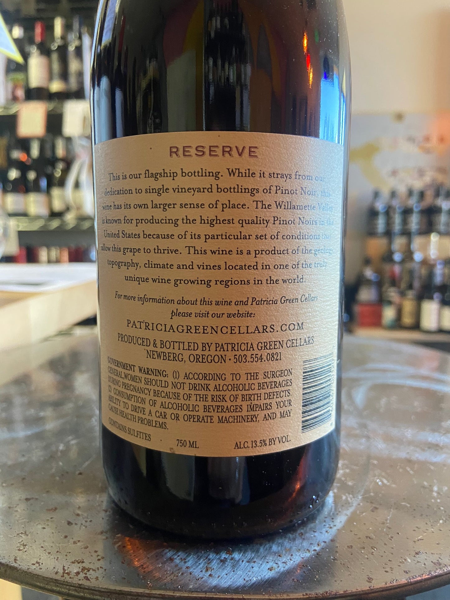 PATRICIA GREEN CELLARS 2021 Reserve Pinot Noir (Willamette Valley, OR)