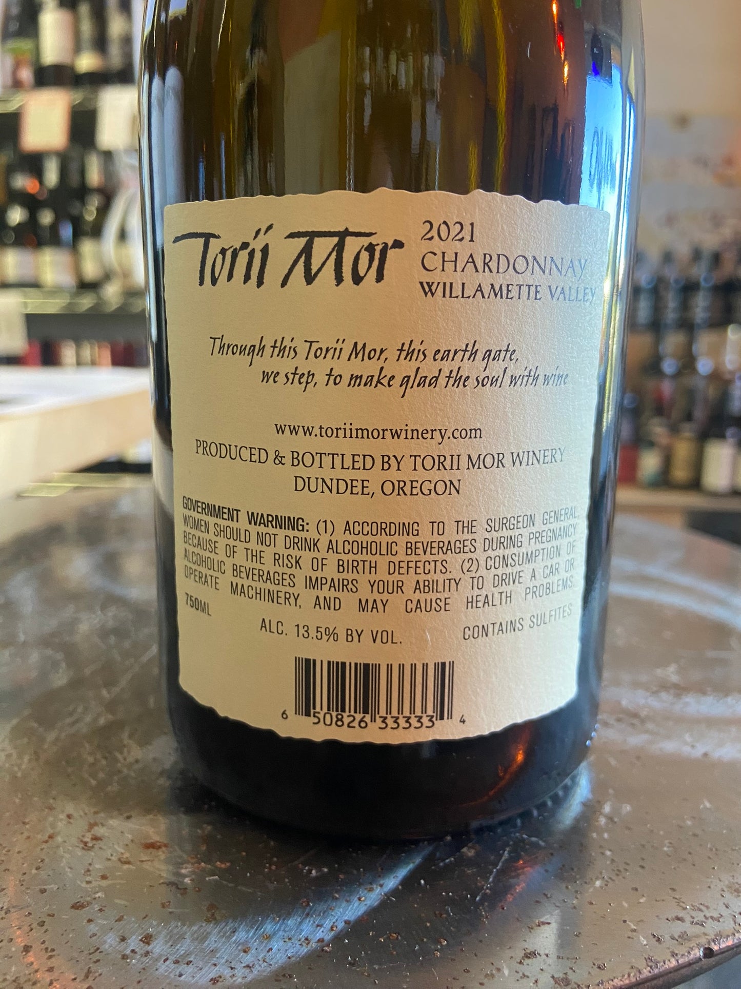 TORII MOR 2021 Chardonnay (Willamette Valley, OR)