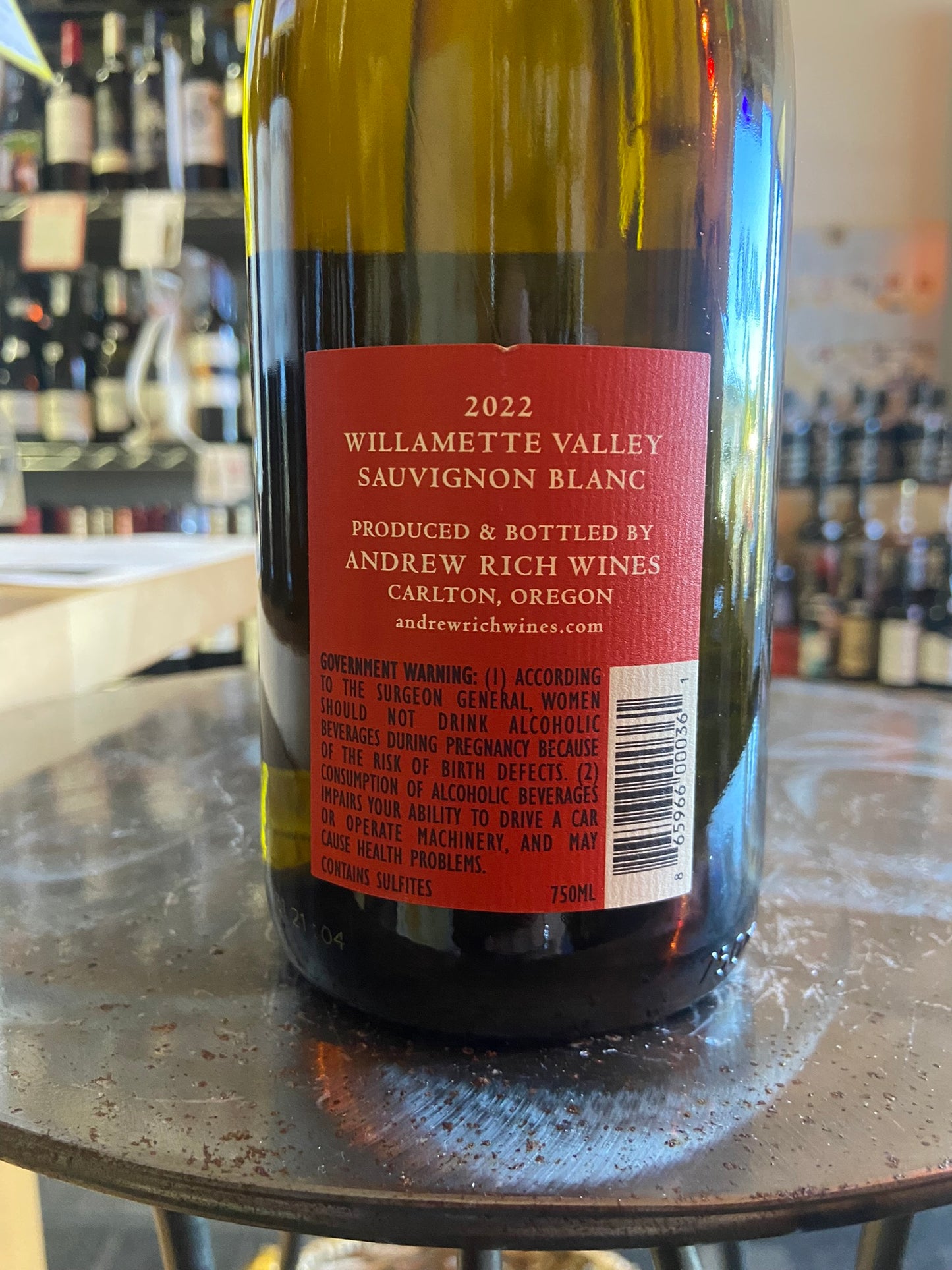 ANDREW RICH VINTNER 2022 Sauvignon Blanc (Willamette Valley, OR)