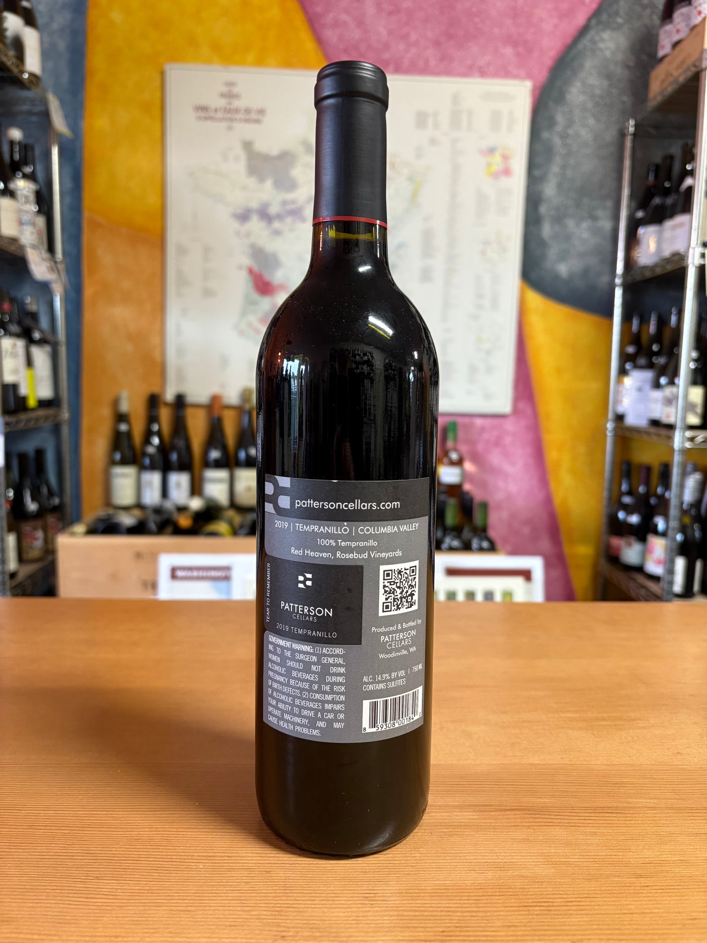 PATTERSON CELLARS 2019 Tempranillo (Colombia Valley, WA)