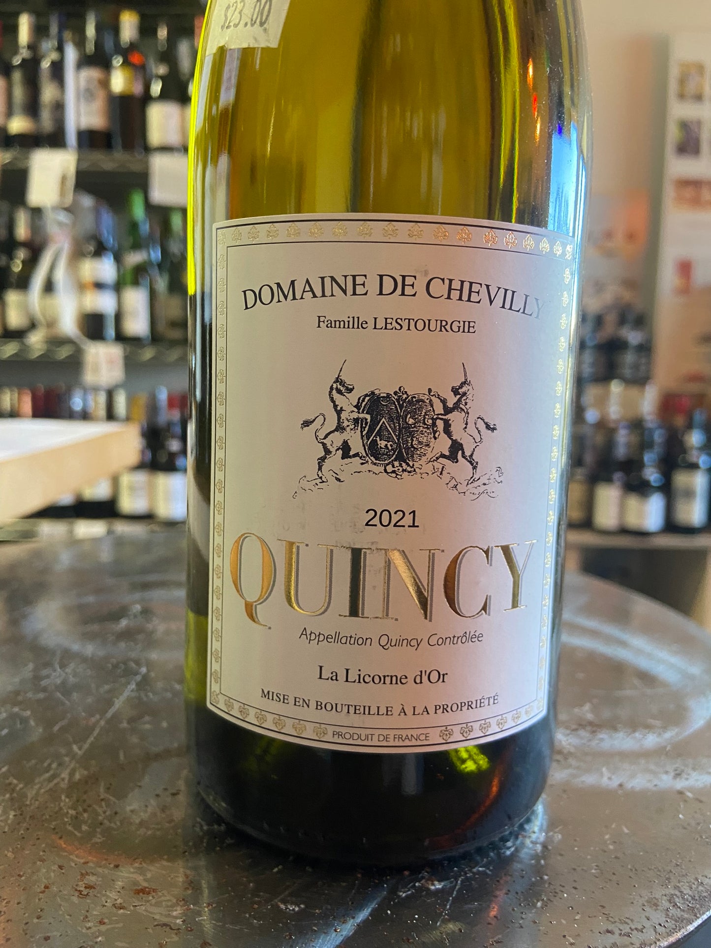 DOMAINE DE CHEVILLY QUINCY 2022 Sauvignon Blanc 'La Licorne d'Or' (Loire, France)