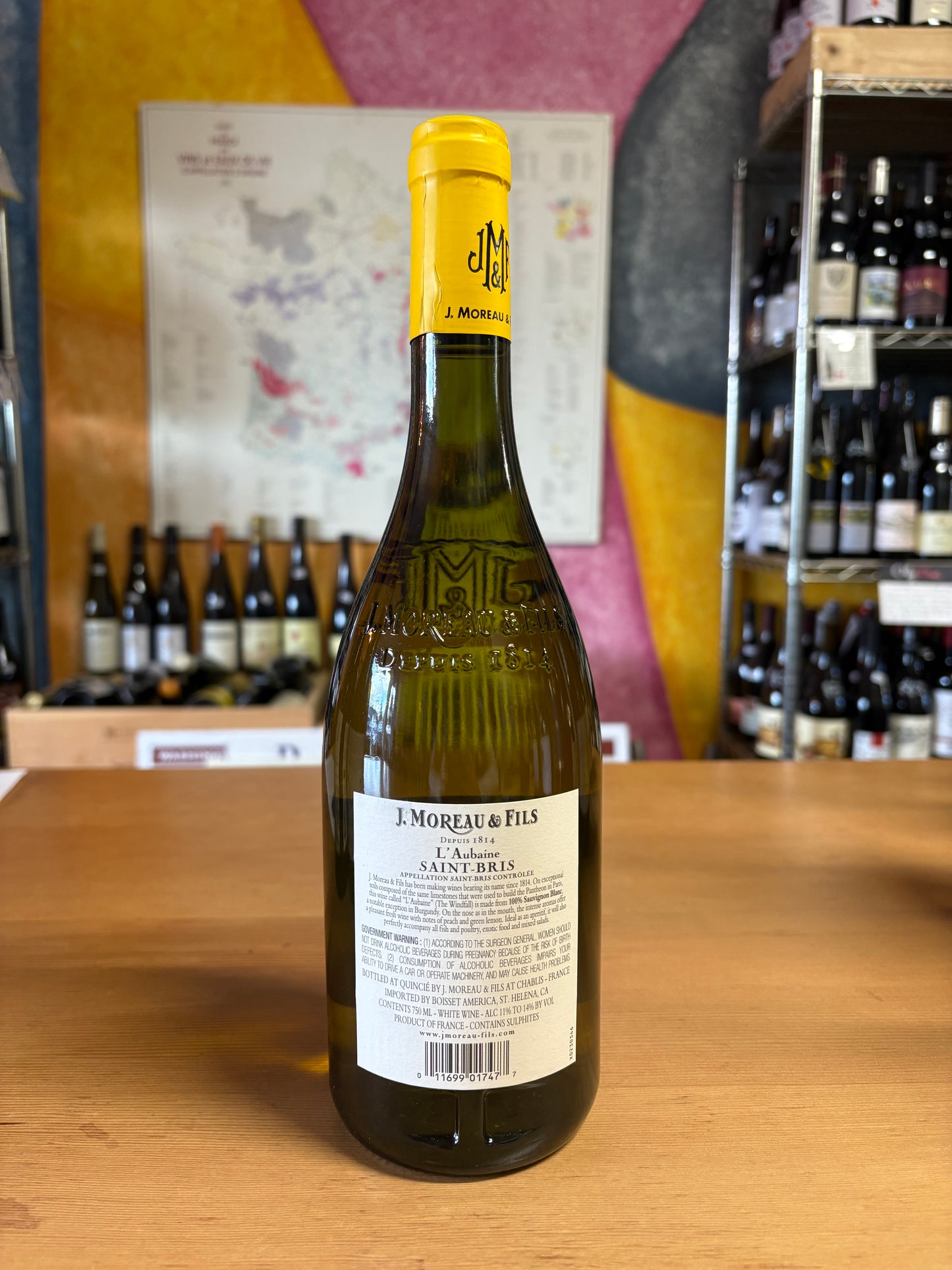 J. MOREAU & FILS 2021 St. Bris 'L'Aubaine' (Chablis, FR)