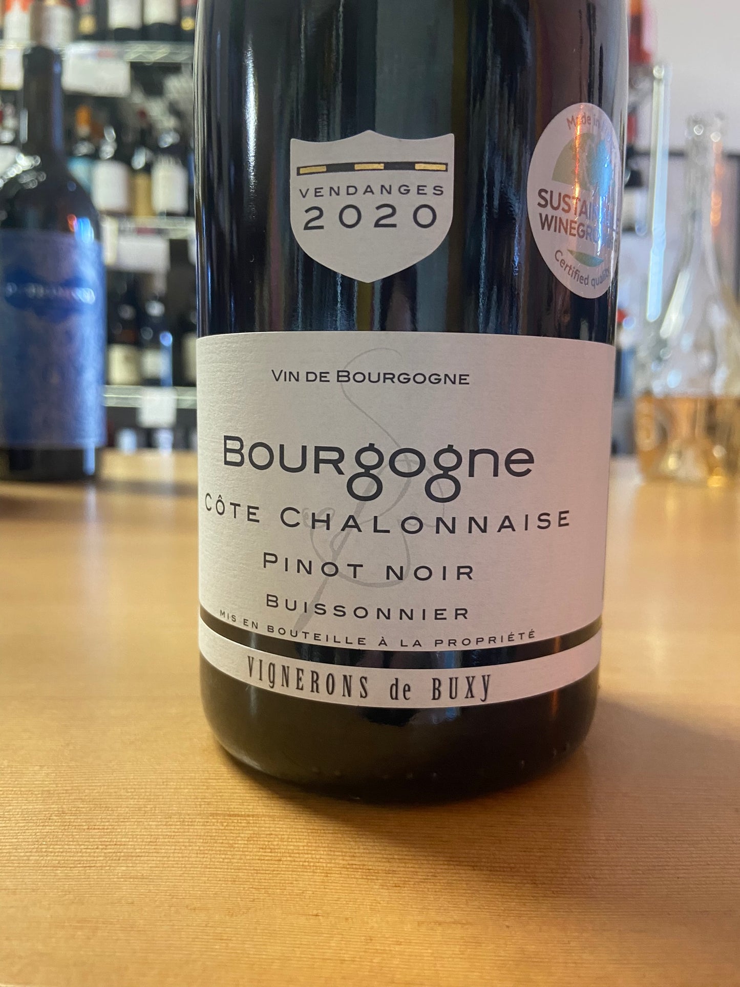 VIGNERONS DE BUXY 2020 Pinot Noir 'Buissonnier' (Burgundy, France)