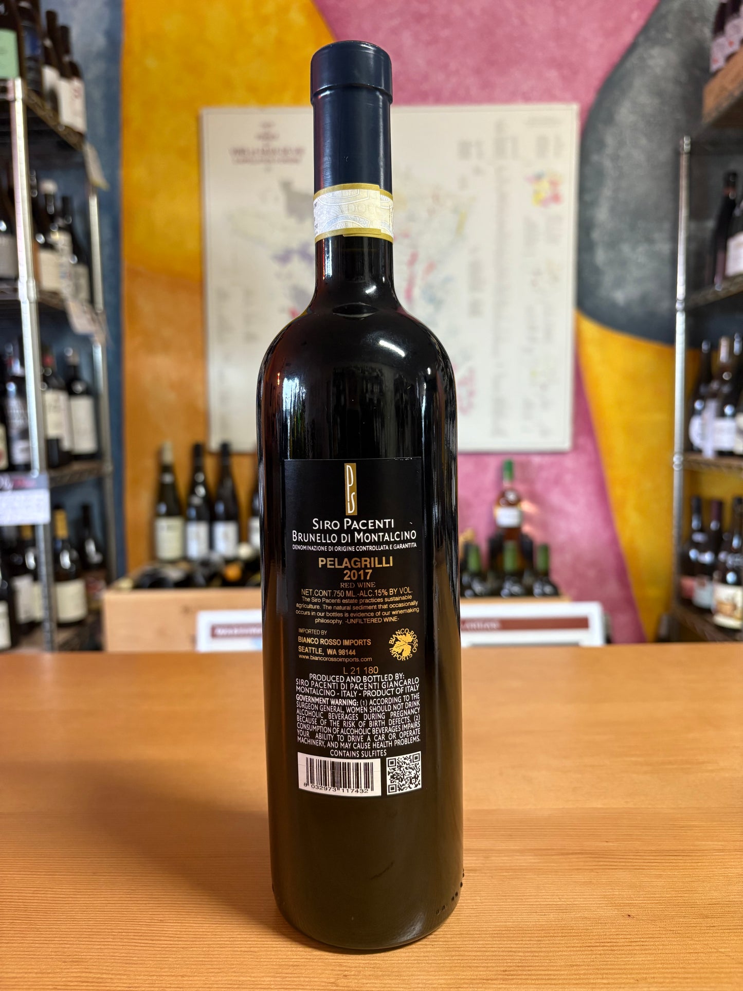 SIRO PACENTI 2017 Brunello di Montalcino 'Pelagrilli' (Tuscany, Italy)