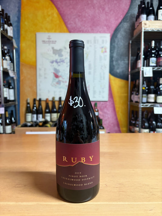 RUBY 2019 Pinot Noir 'Laurelwood Blend' (Willamette Valley, OR)