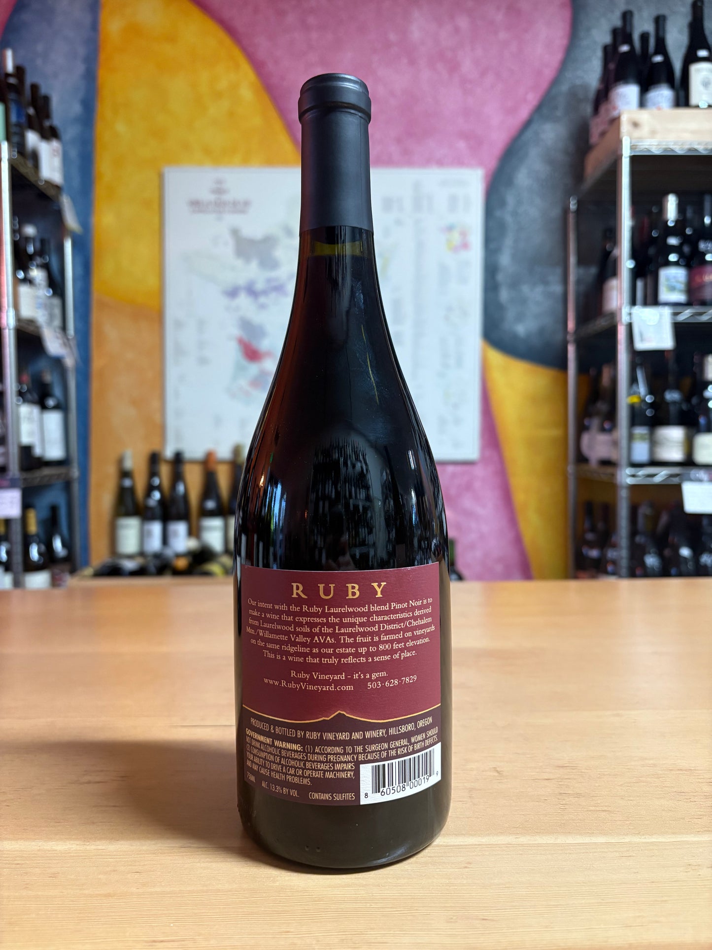 RUBY 2019 Pinot Noir 'Laurelwood Blend' (Willamette Valley, OR)