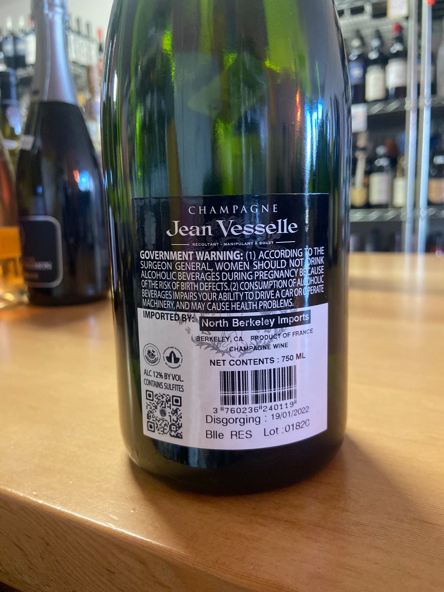 JEAN VESSELLE NV Champagne 'Brut Reserve' (Champagne, France)
