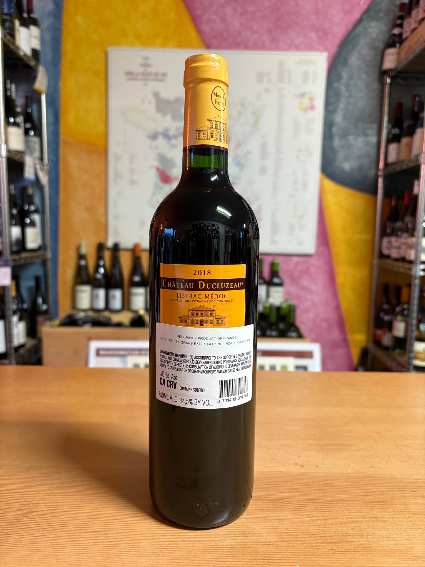 CHATEAU DUCLUZEAU 2018 Listrac-Medoc (Bordeaux, FR)