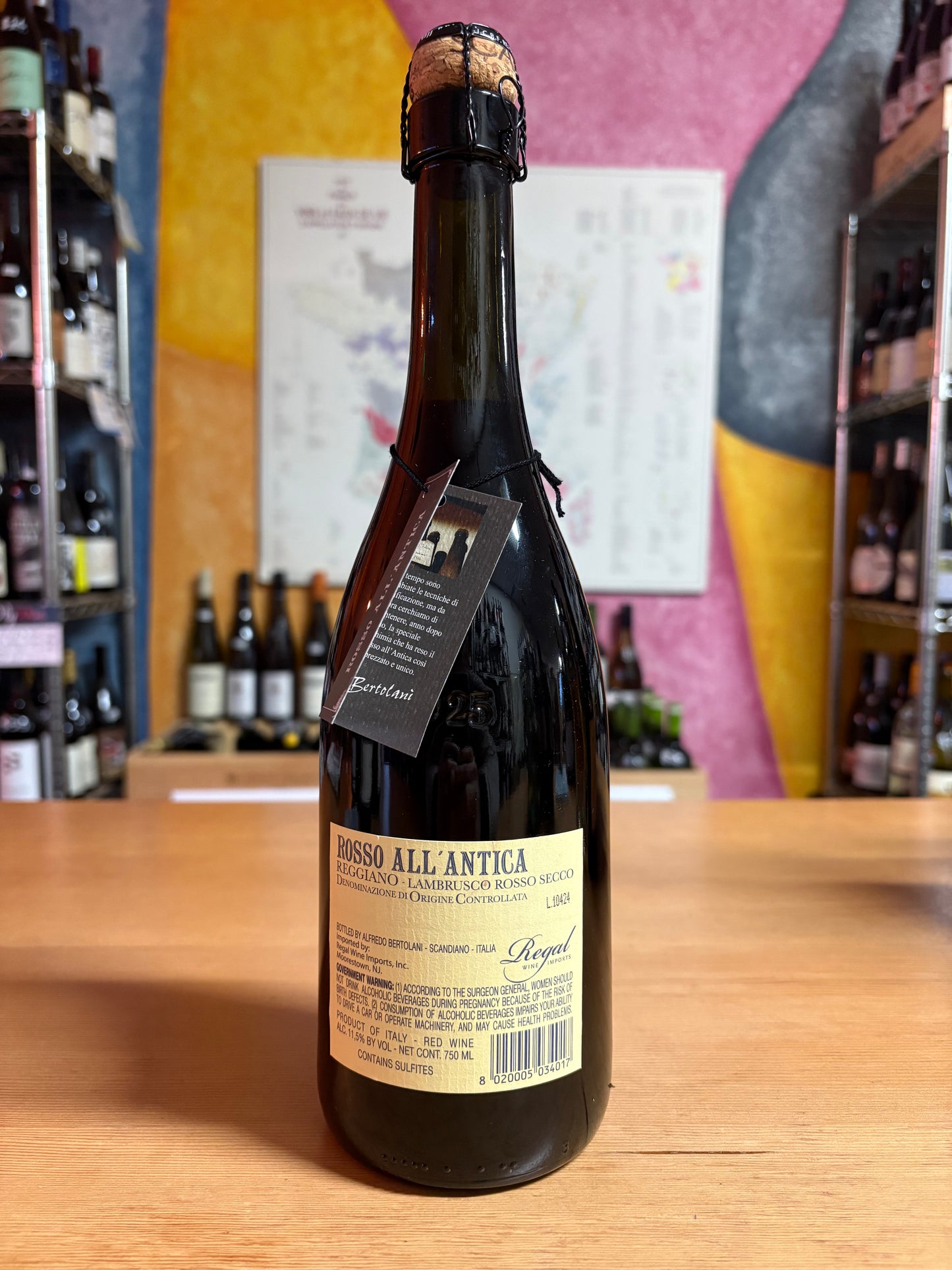 BERTOLANI NV Lambrusco 'Rosso All'Antica' (Italy)