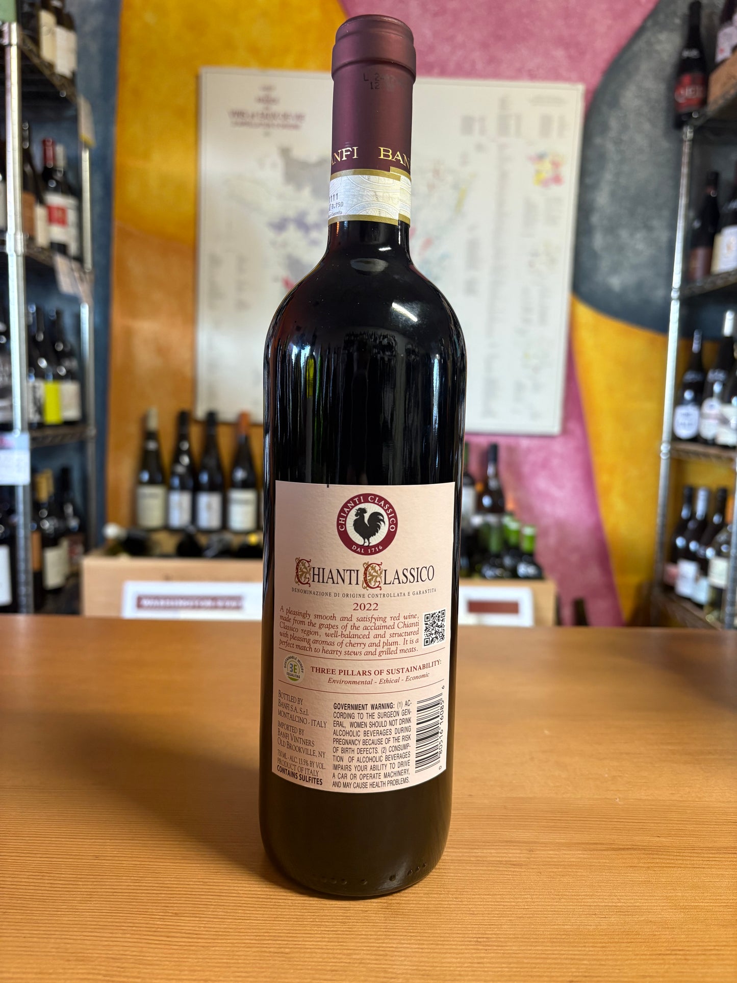 BANFI 2022 Chianti Classico 'Sangiovese Blend' (Tuscany, Italy)