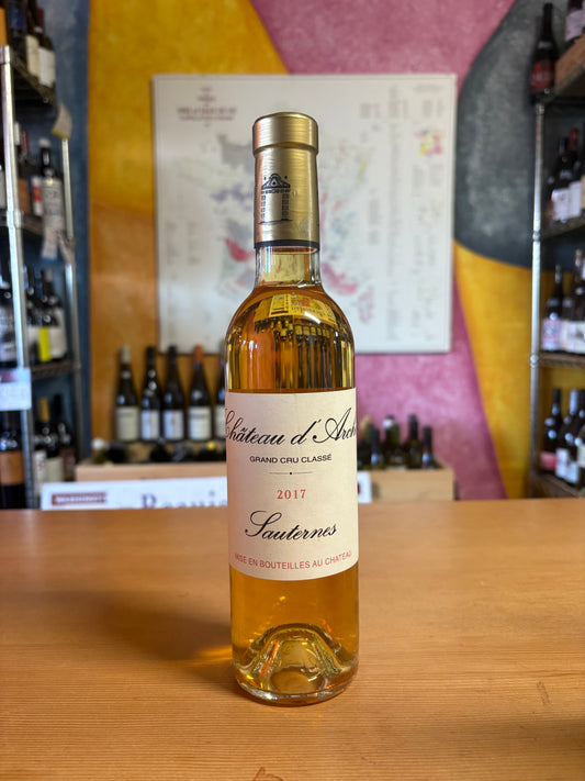 CHATEAU D'ARCHE 2017 Sauternes 375mL (Bordeaux, FR)